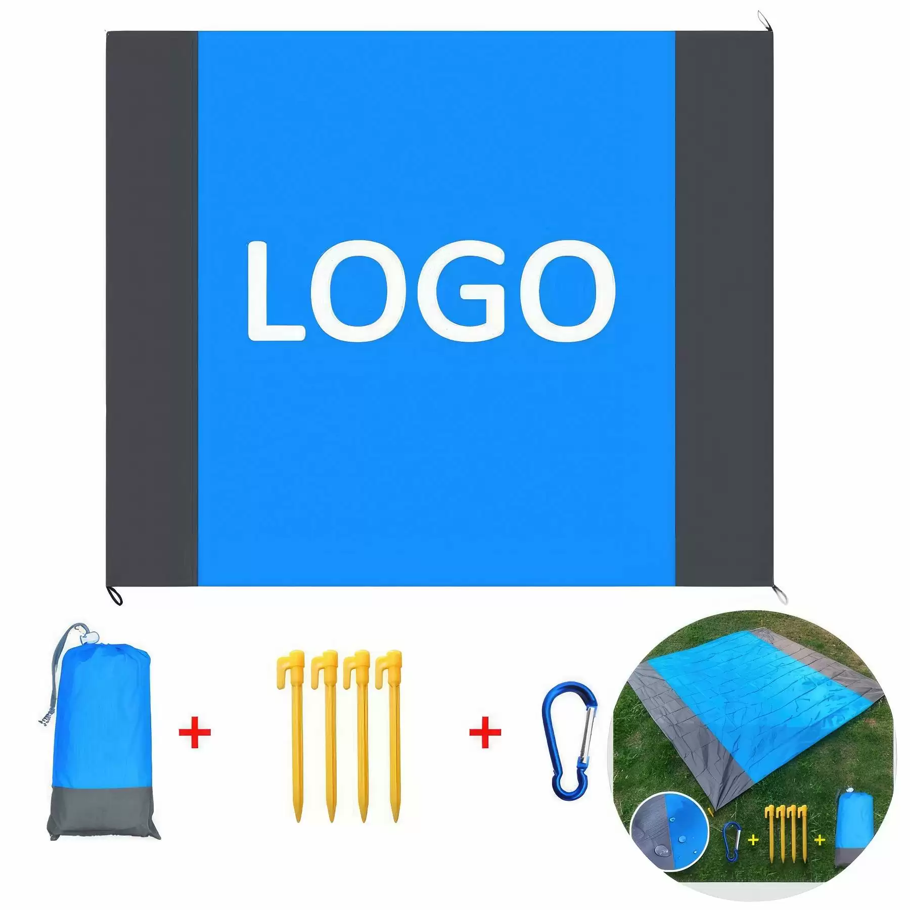 Oversized Lightweight Waterproof Sandproof Beach Blanket