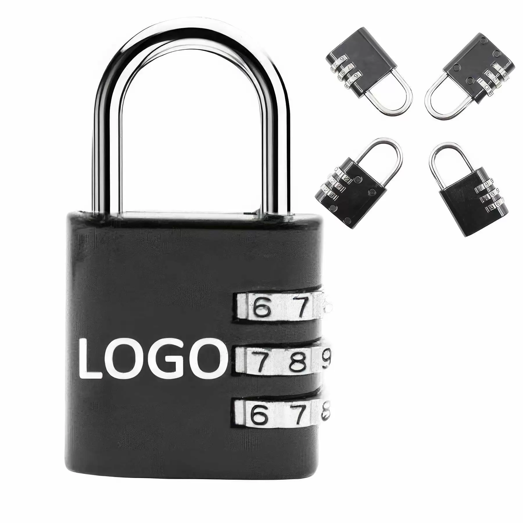 Basics 3 Digit Combination Padlock