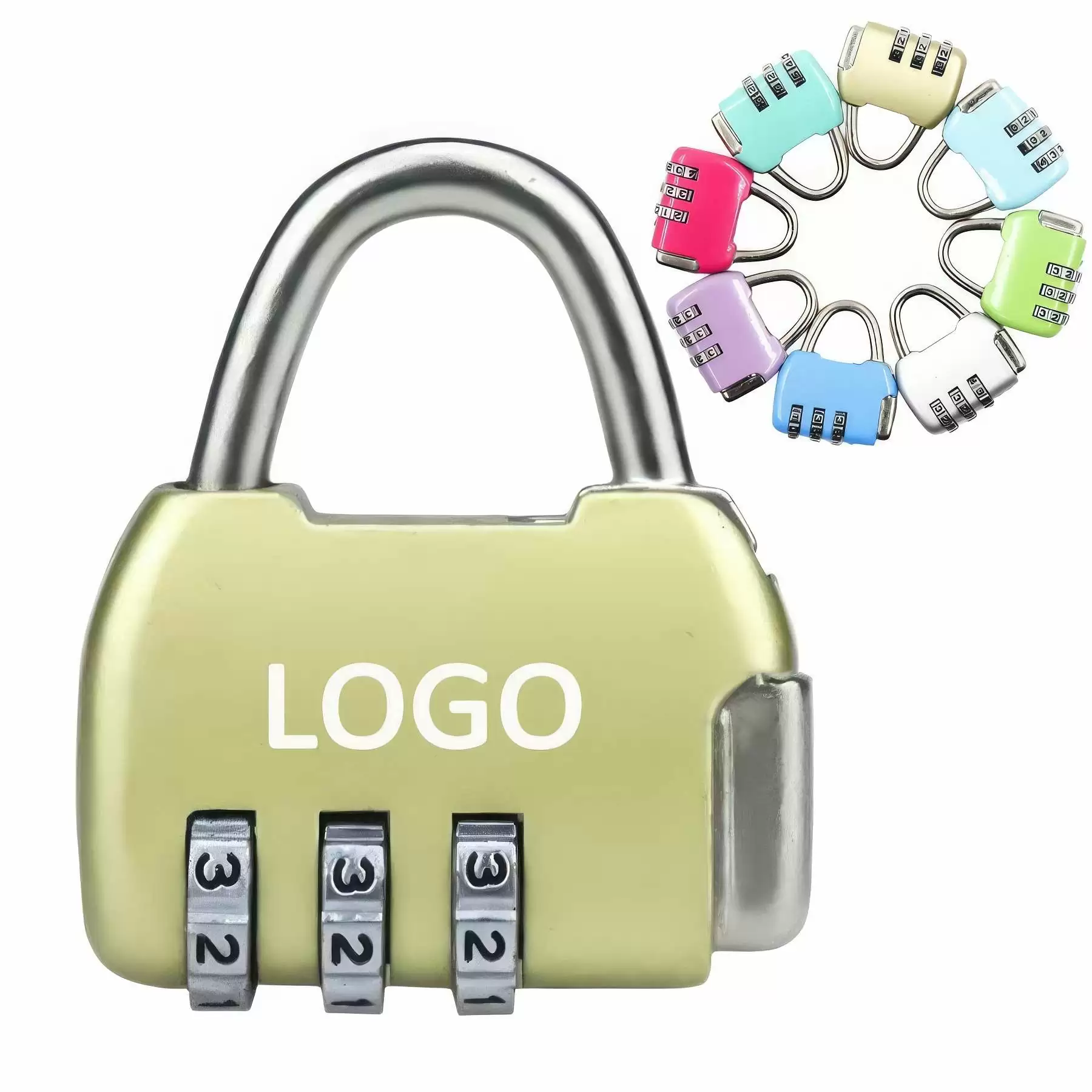 Basics 3 Digit Combination Padlock