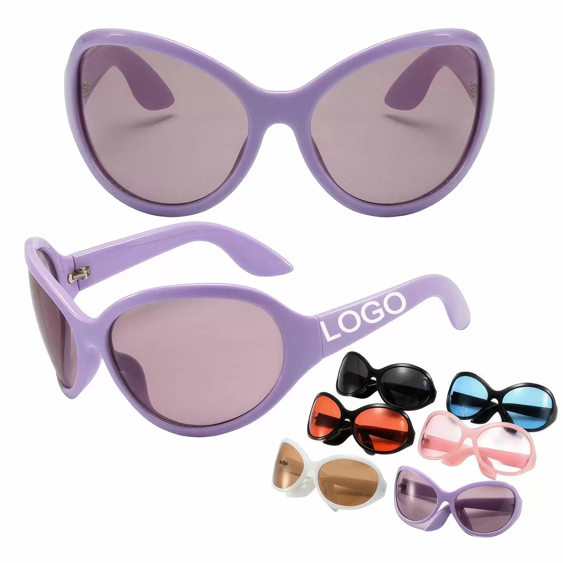 Oversize Y2k Futuristic Fashion Eyeglasses for Women Men