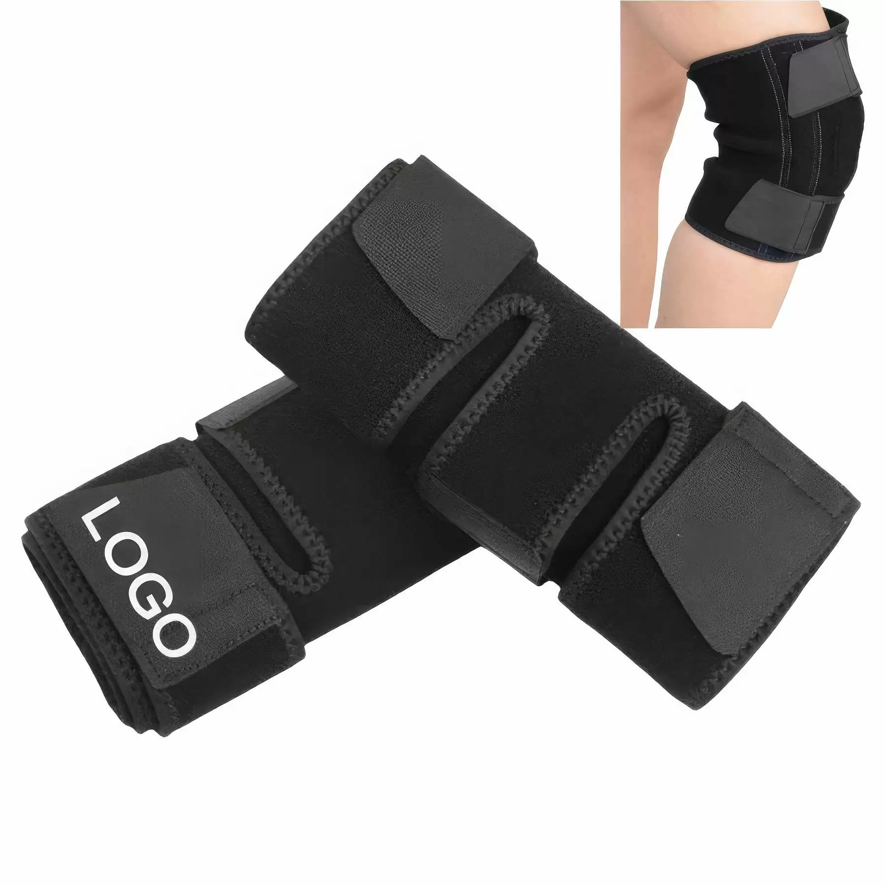 Adjustable Open-Patella Knee Support for Men Women
