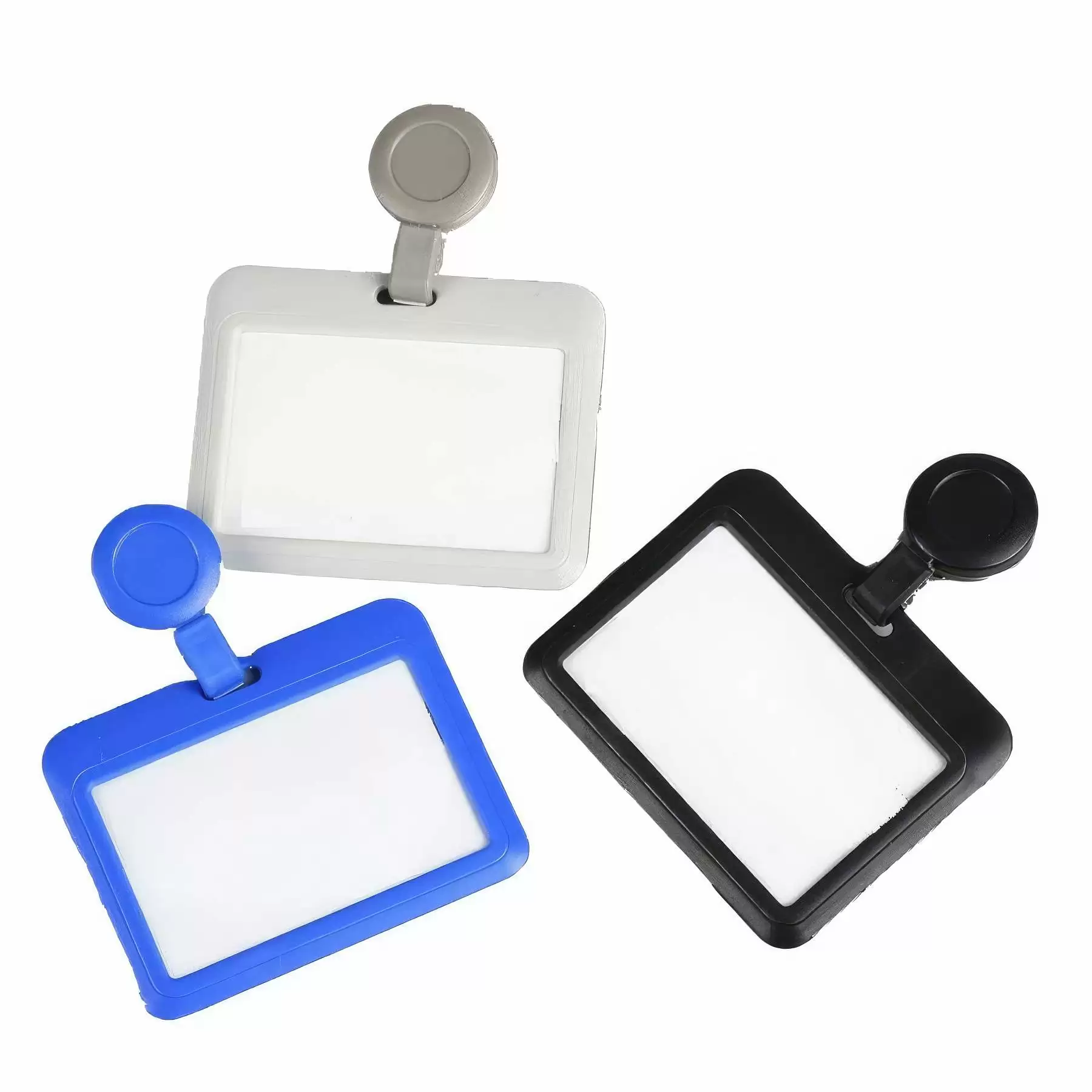 Sliding ID Badge Holder with Clear Window - Image 2