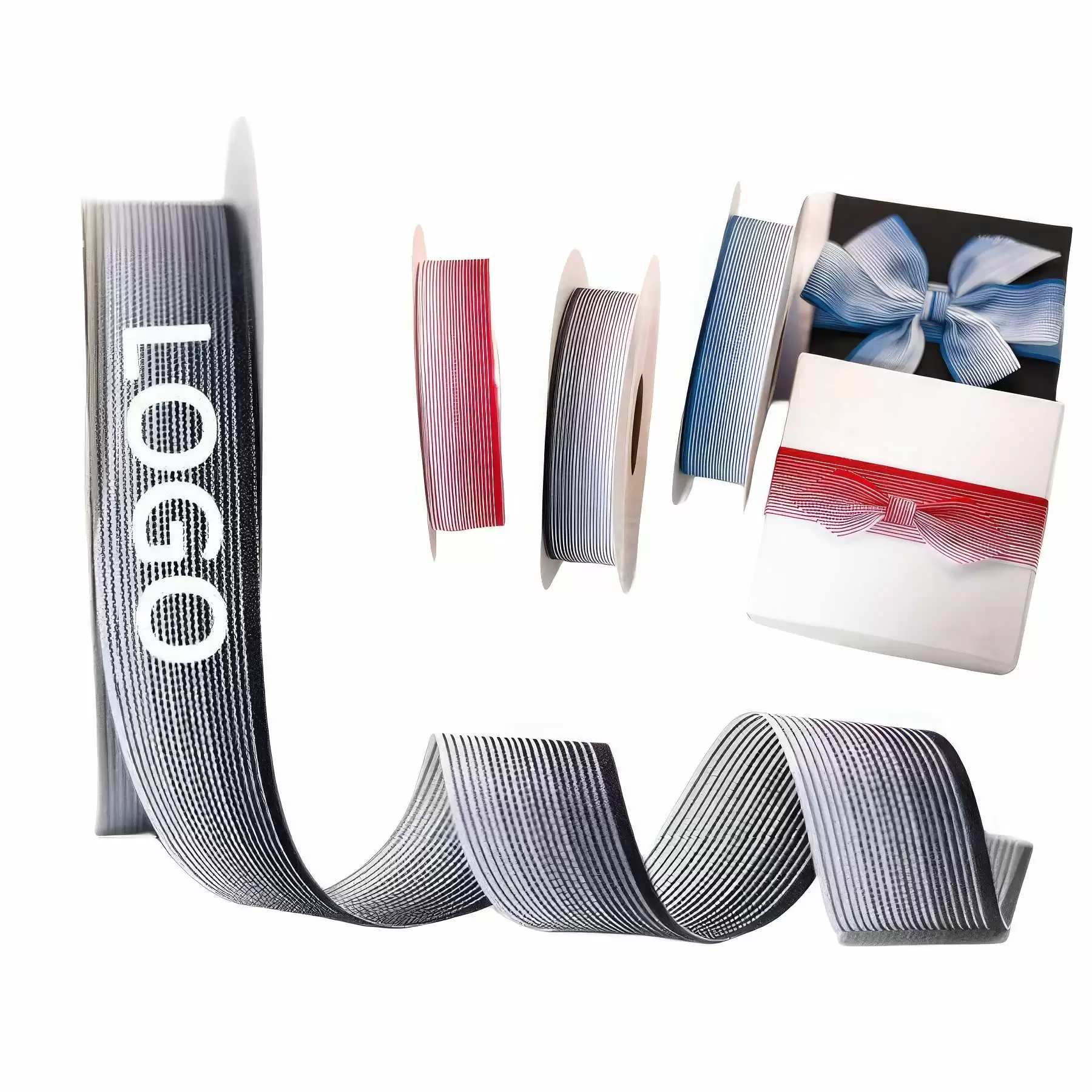 Colorful Stripe Grosgrain Ribbons