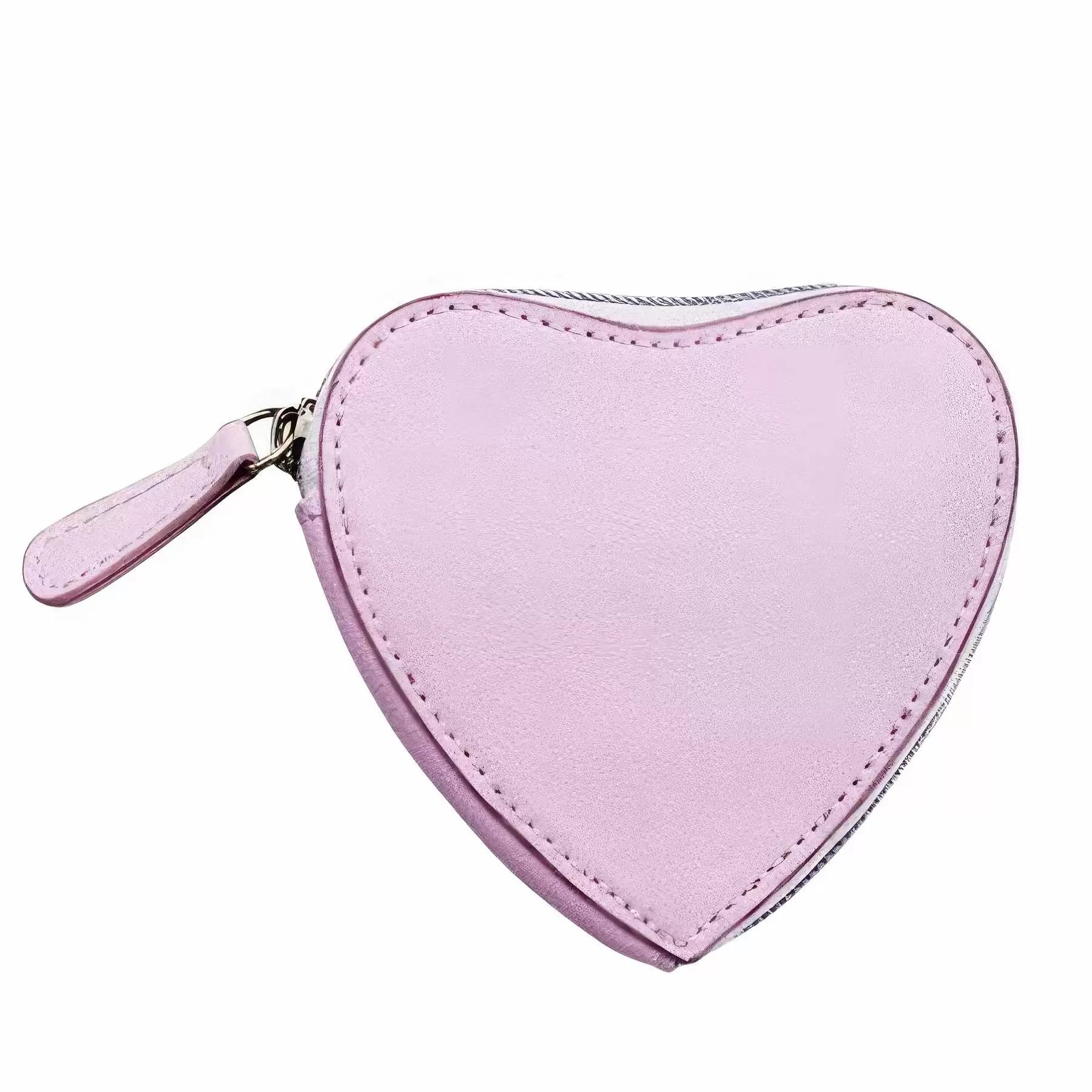 Leather Coin Purse With Zipper For Men Women - Image 2