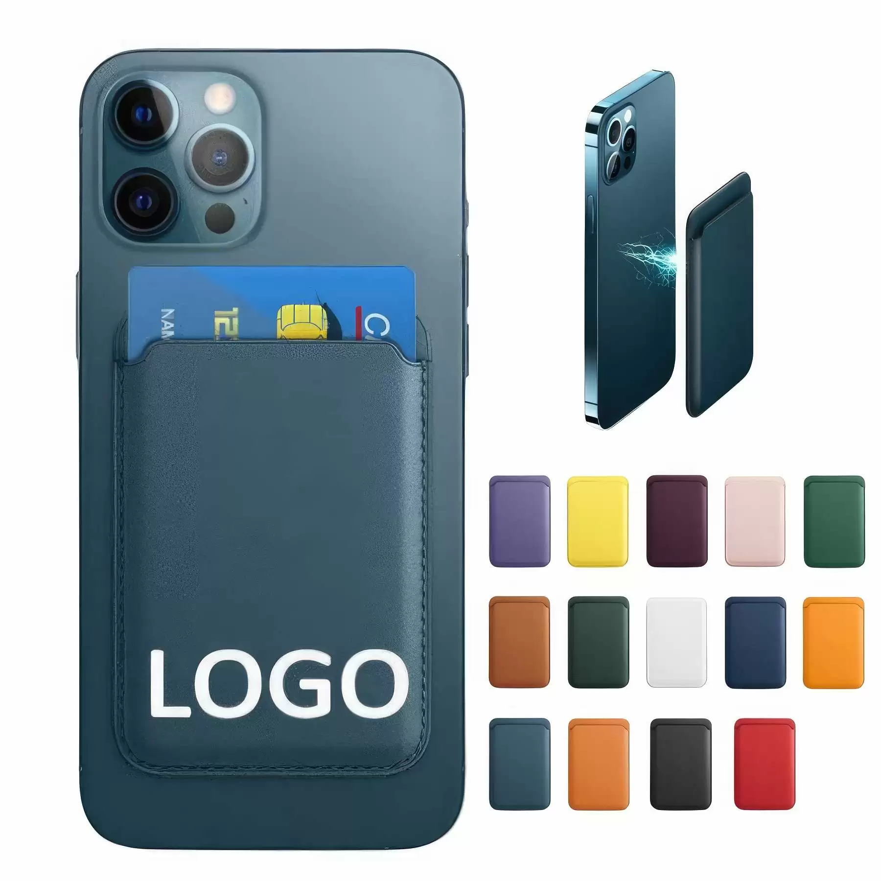 Magnetic Card Wallet Holder with MagSafe