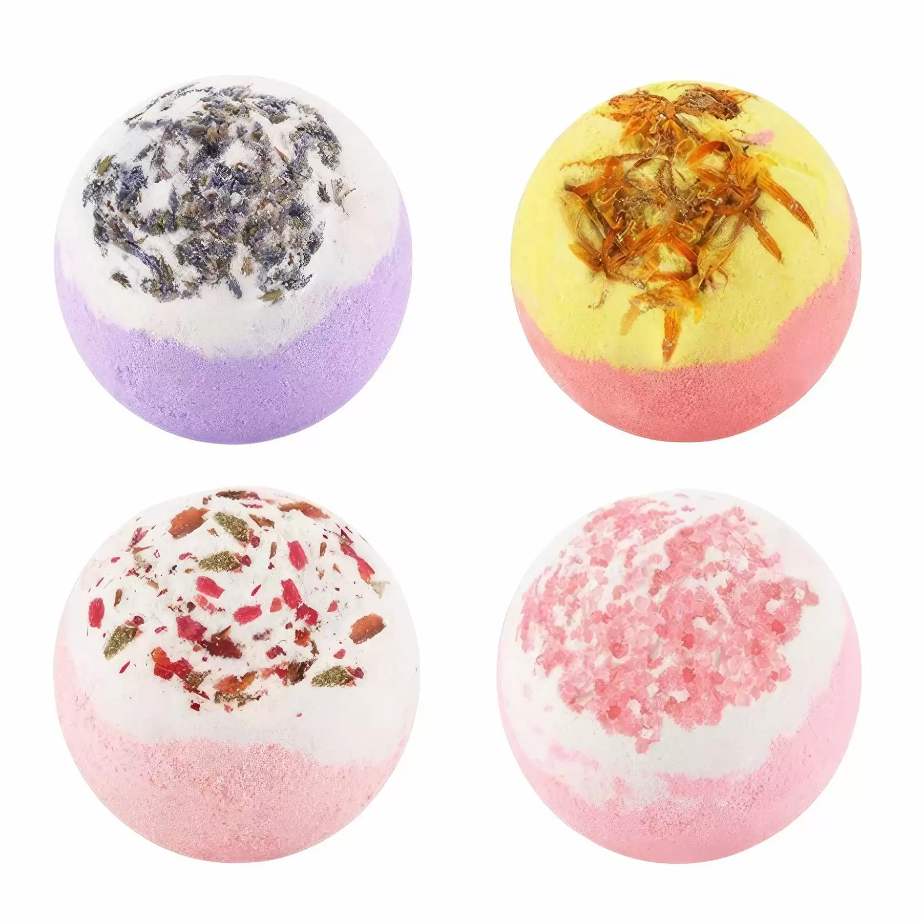 4 Pcs Relaxing Bath Bomb Gift Set - Image 2