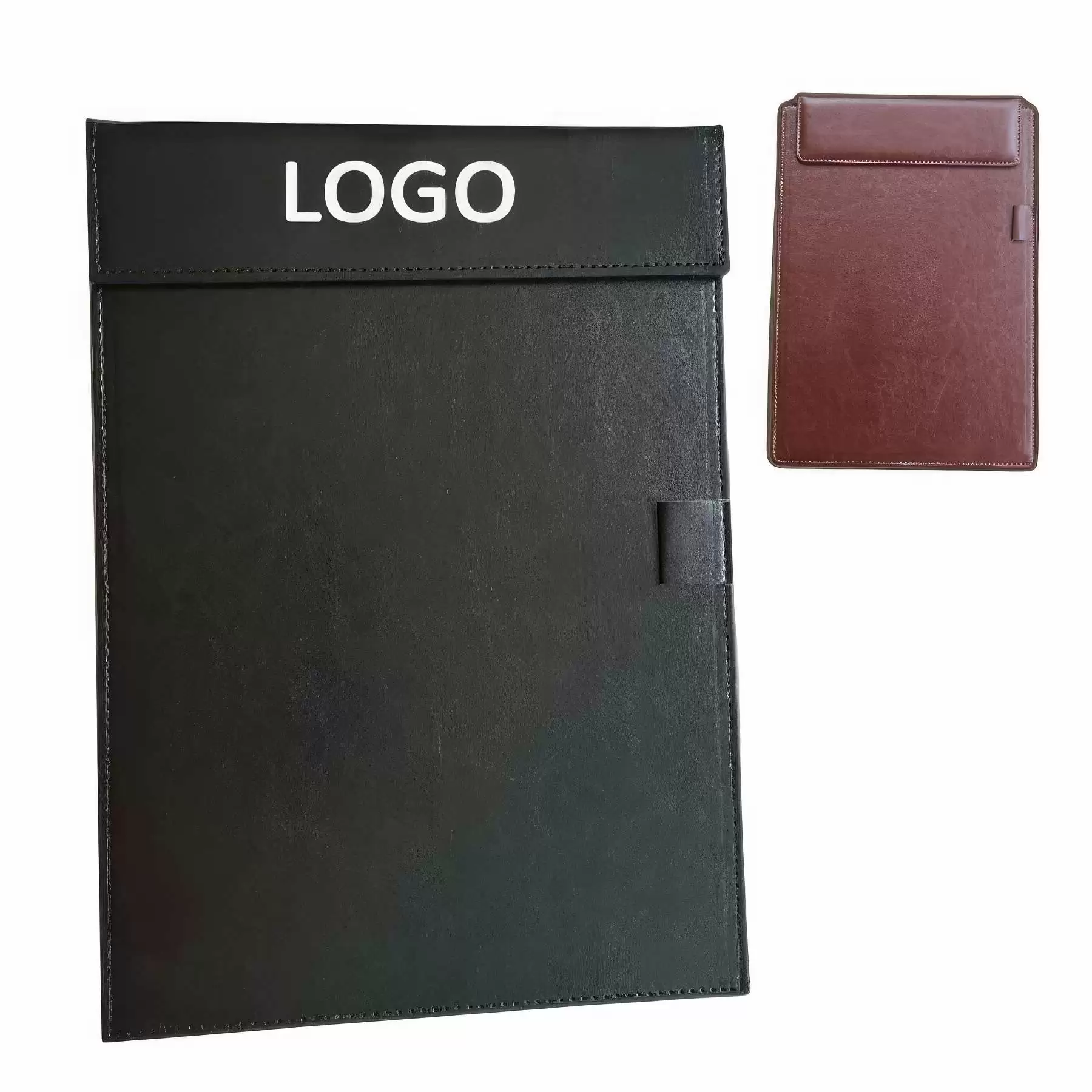 Magnetic Leather Clipboard Document Holder