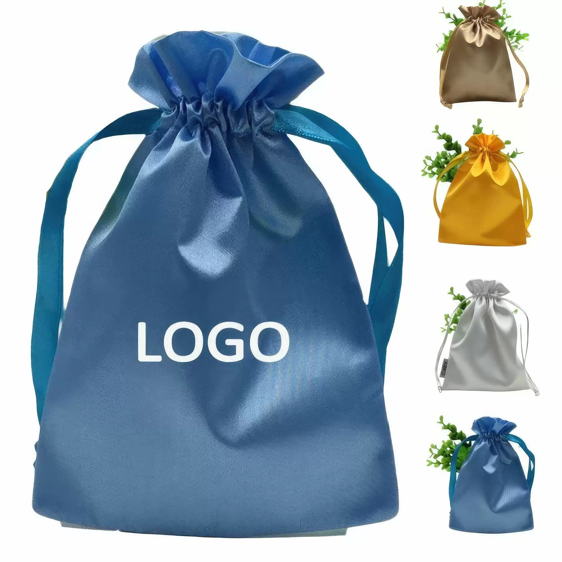 Satin Drawstring Gift Bags