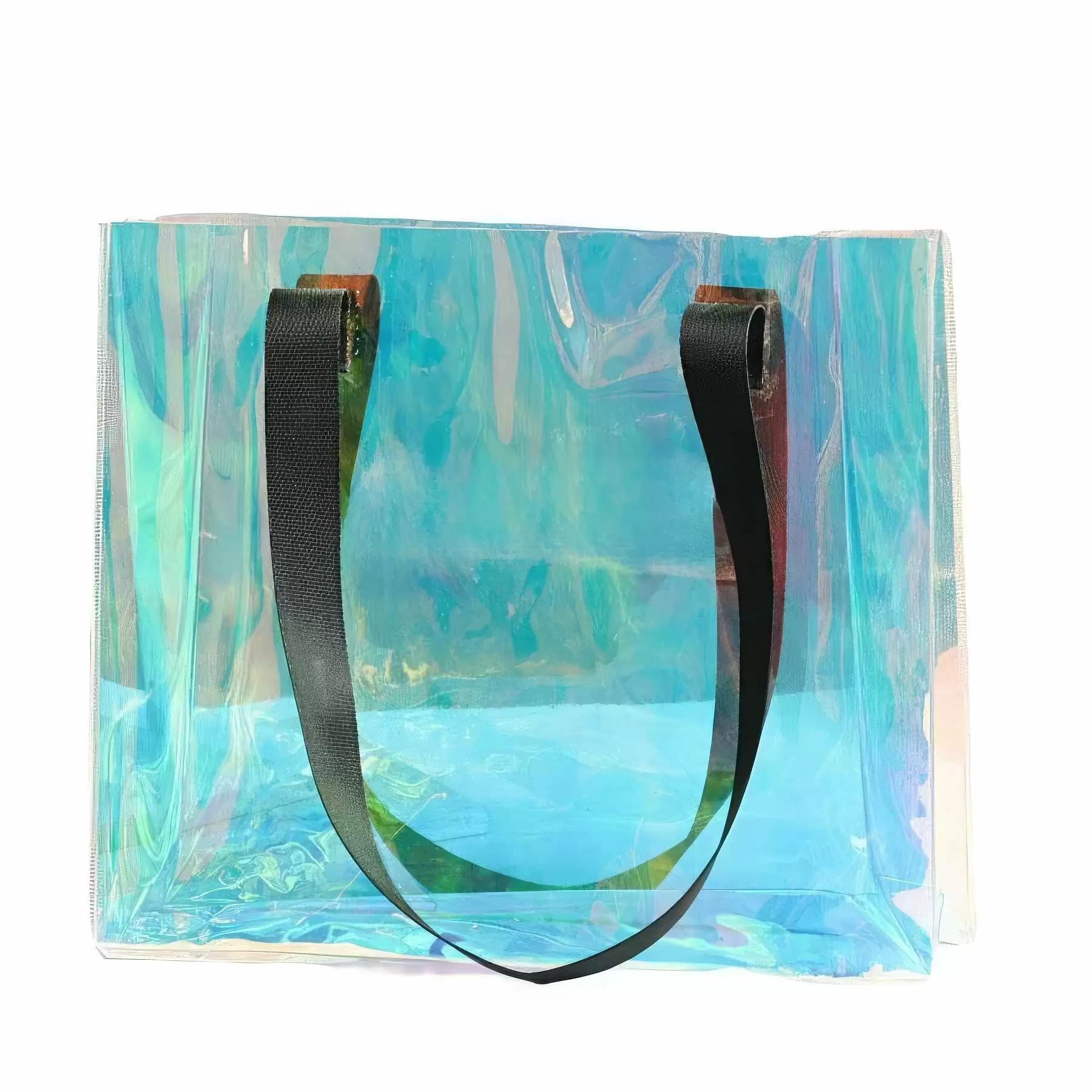 Iridescent Reusable Birthday Gift Bag with Handle - Image 2
