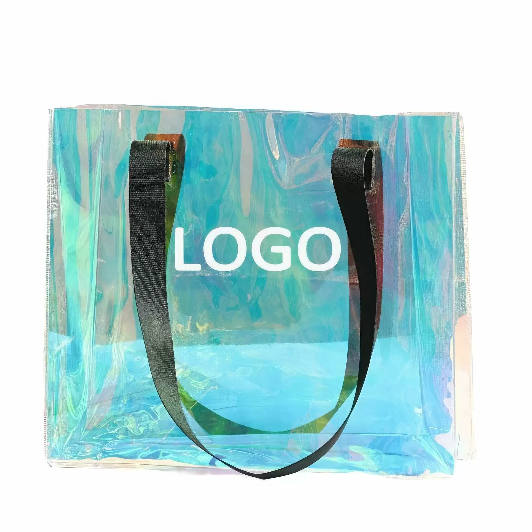 Iridescent Reusable Birthday Gift Bag with Handle