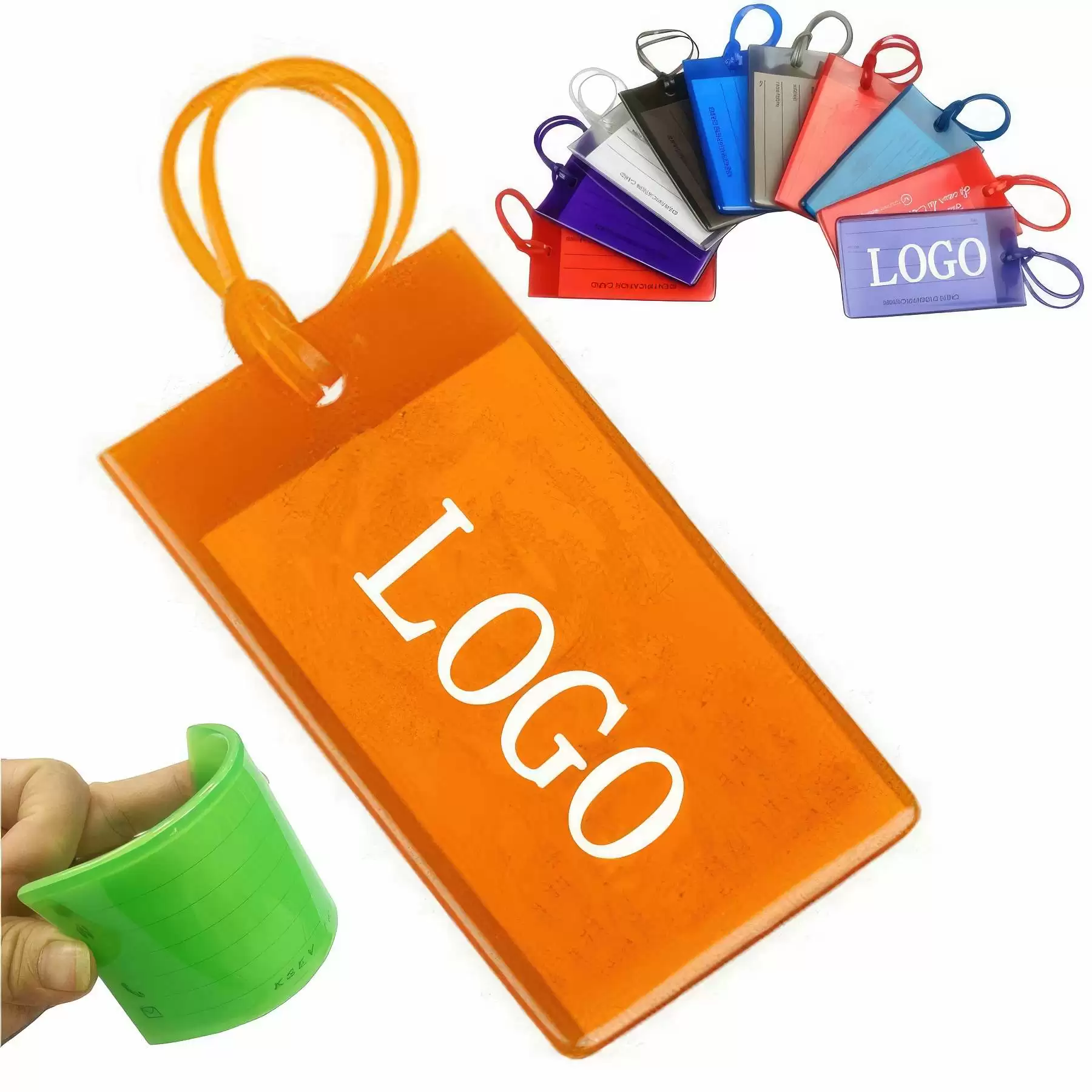 Flexible Travel Luggage Tags for Baggage Bags/Suitcases