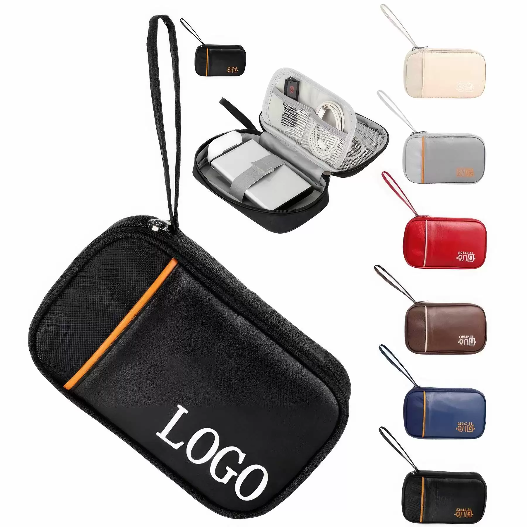 Double Layer Waterproof Travel Cable Accessories Bag