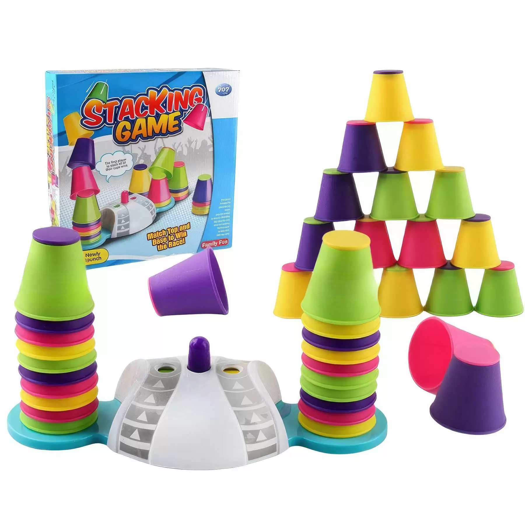 Parent-Child Stacking Cups Interactive Game Sets - Image 2
