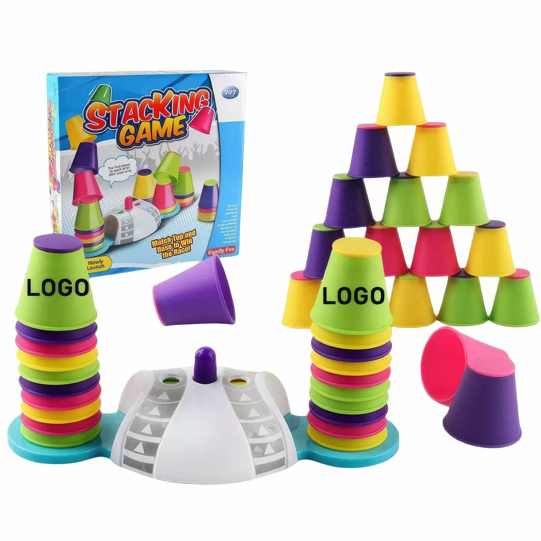 Parent-Child Stacking Cups Interactive Game Sets