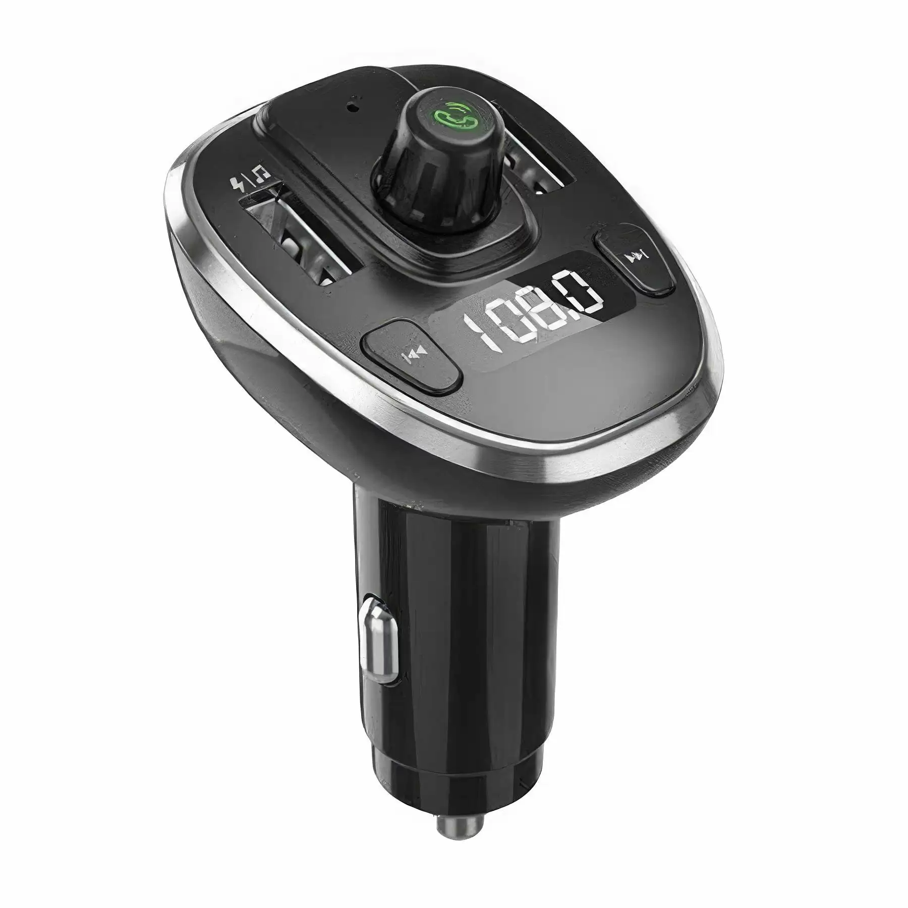 15W Car Charger Dual Port Type C and 2.4a USB A - Image 2