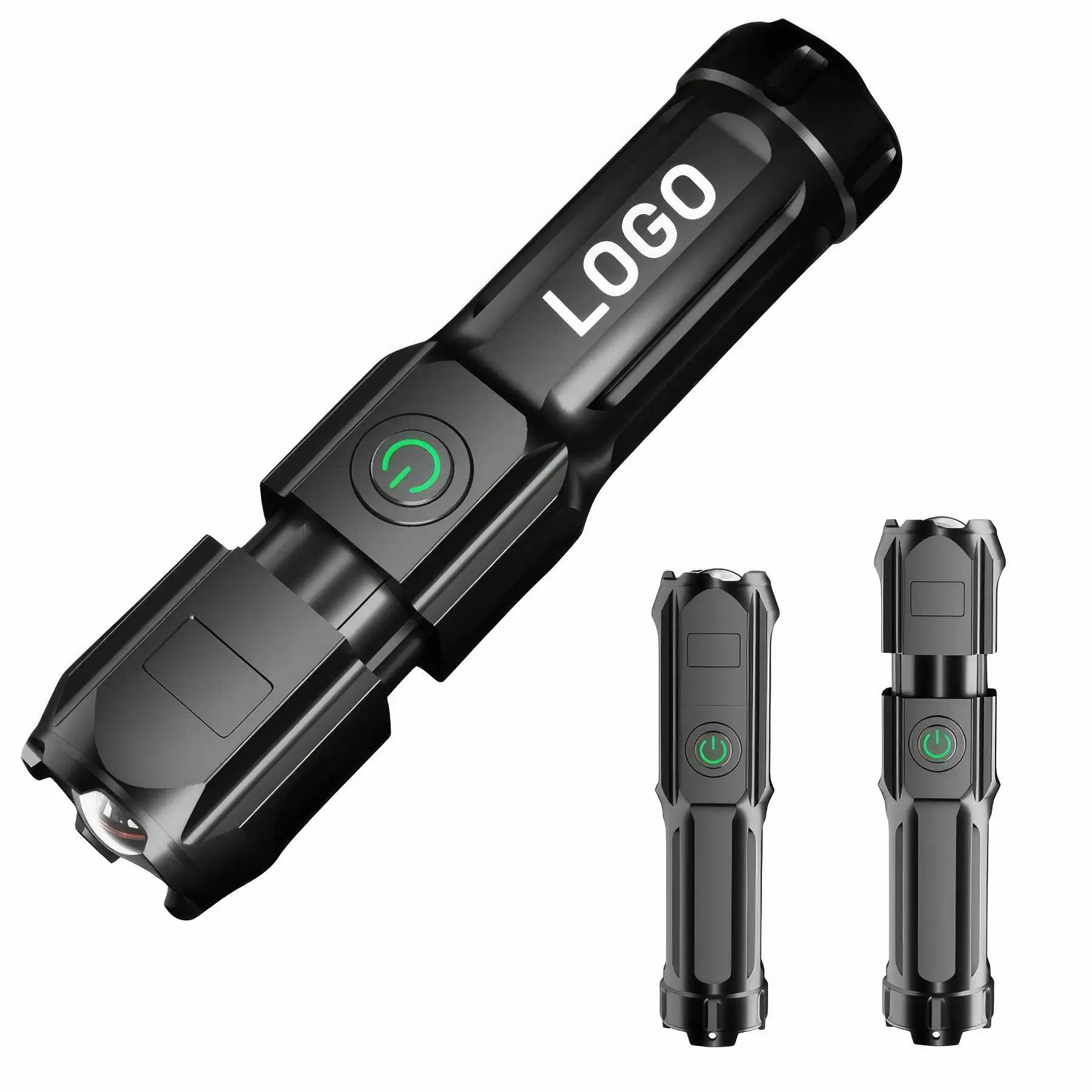 Zoomable Rechargeable Flashlights for Camping, Hiking