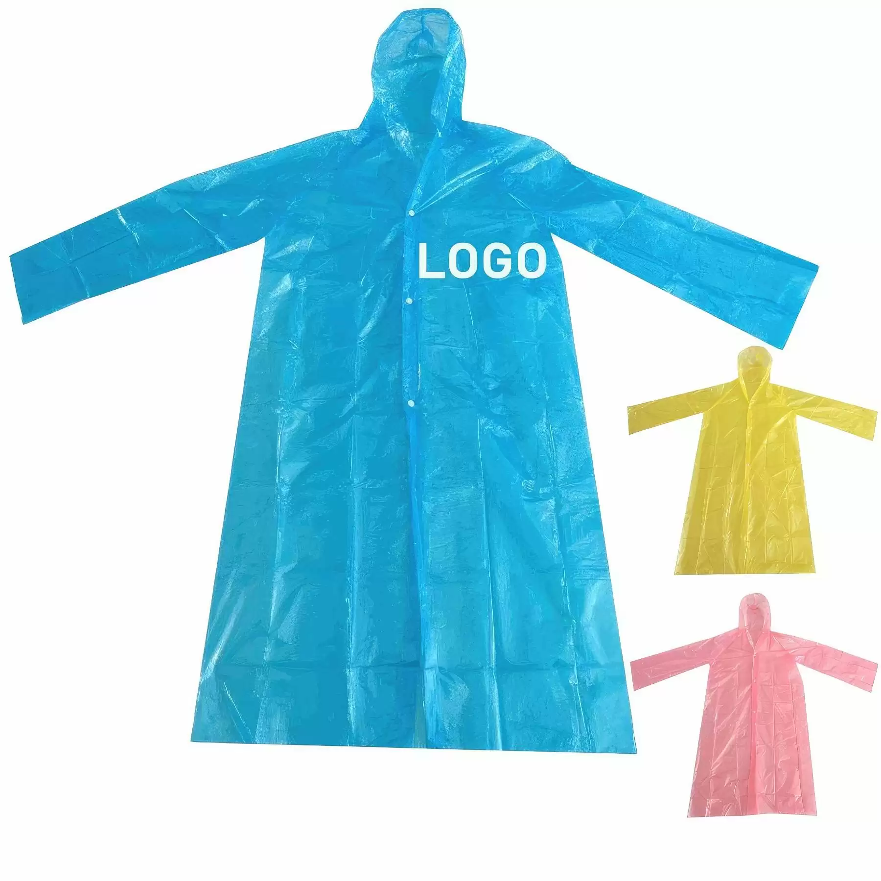Reusable Rain Ponchos for Adults