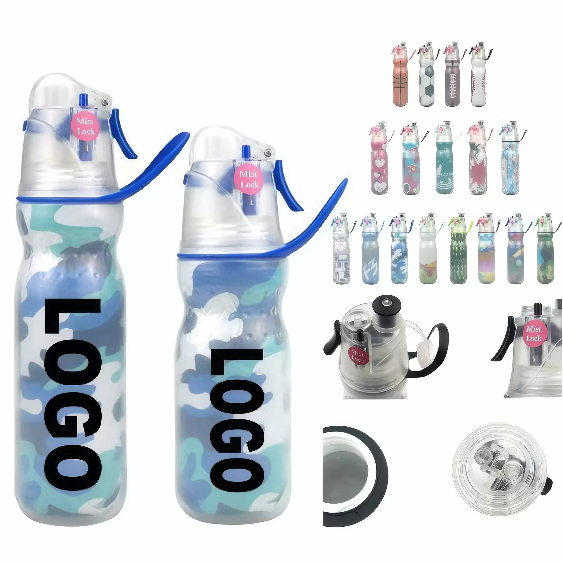 Custom Gym Water Bottles with Three-Layer