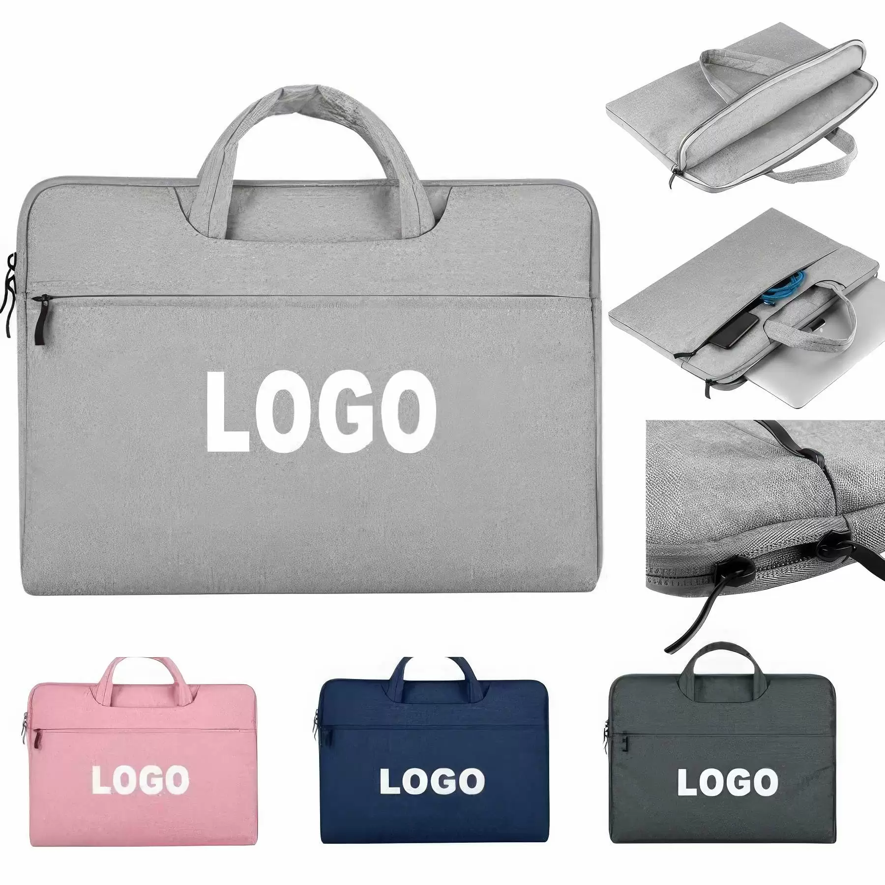 Custom 15.6 inch Laptop Bag with handle