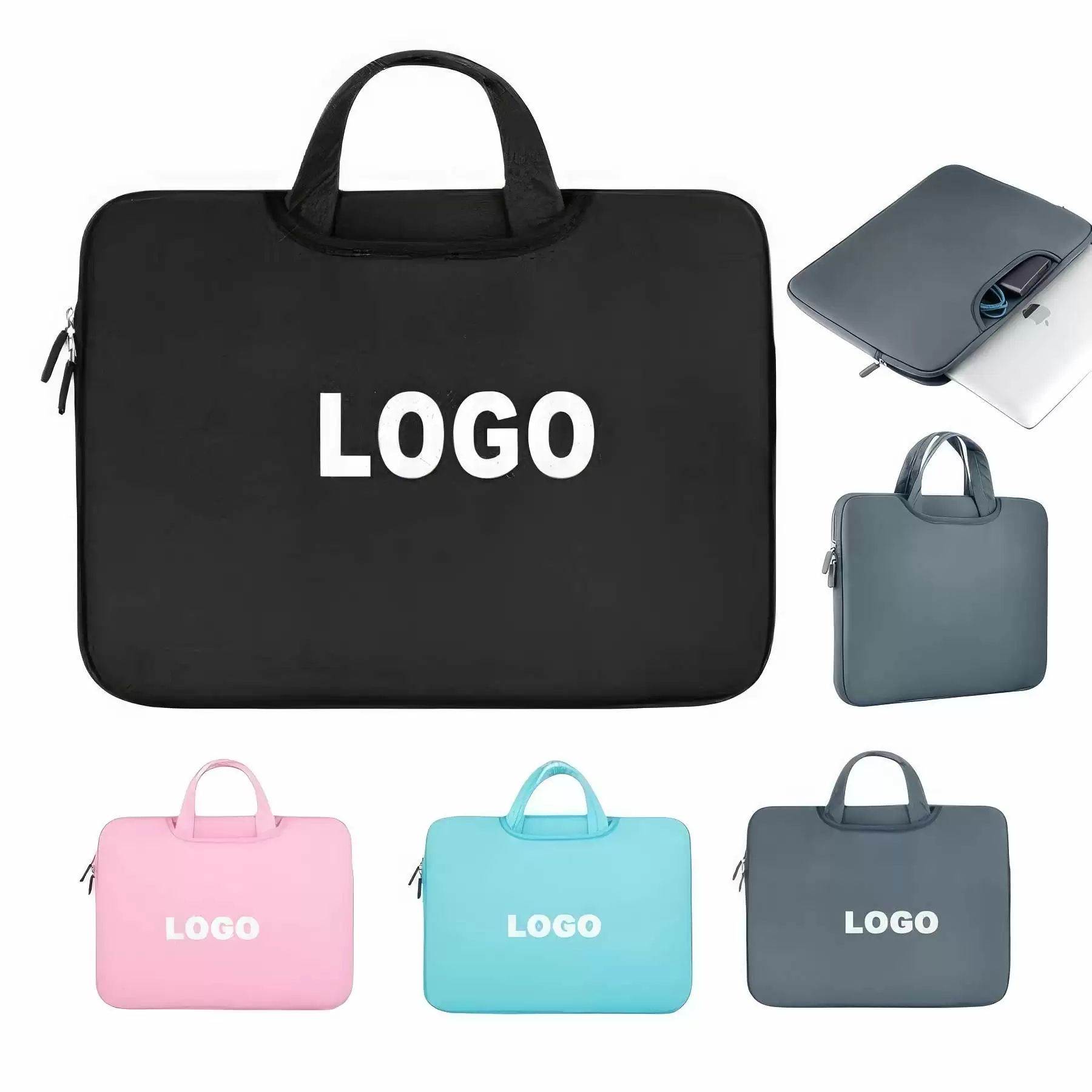 Custom 15.6 inch Laptop Bag with handle