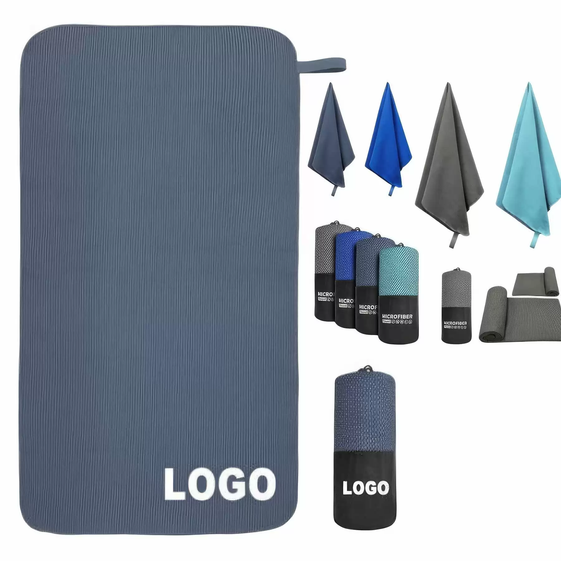 Custom Microfiber Beach Towel: L