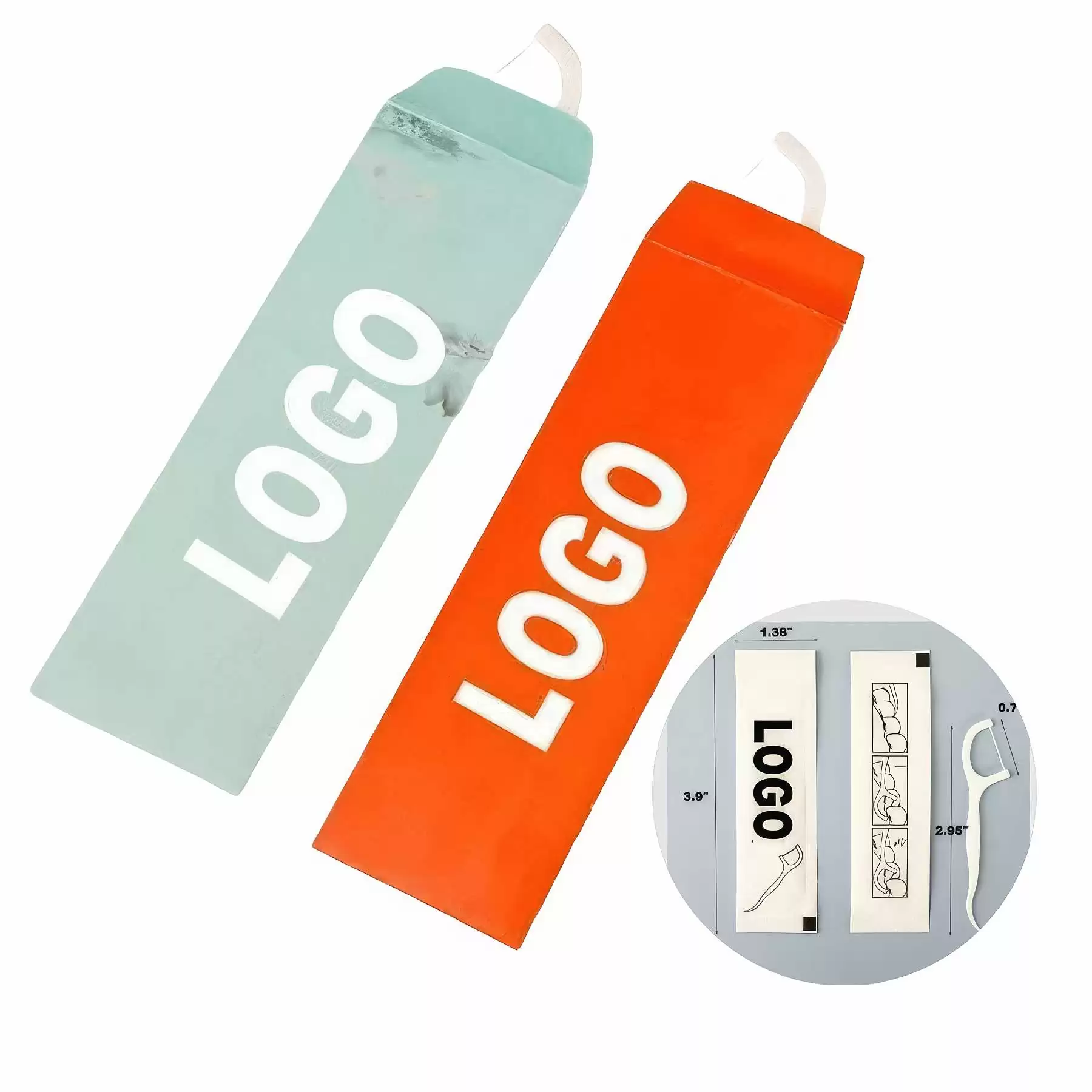 Custom Individually Wrapped plastic toothpicks