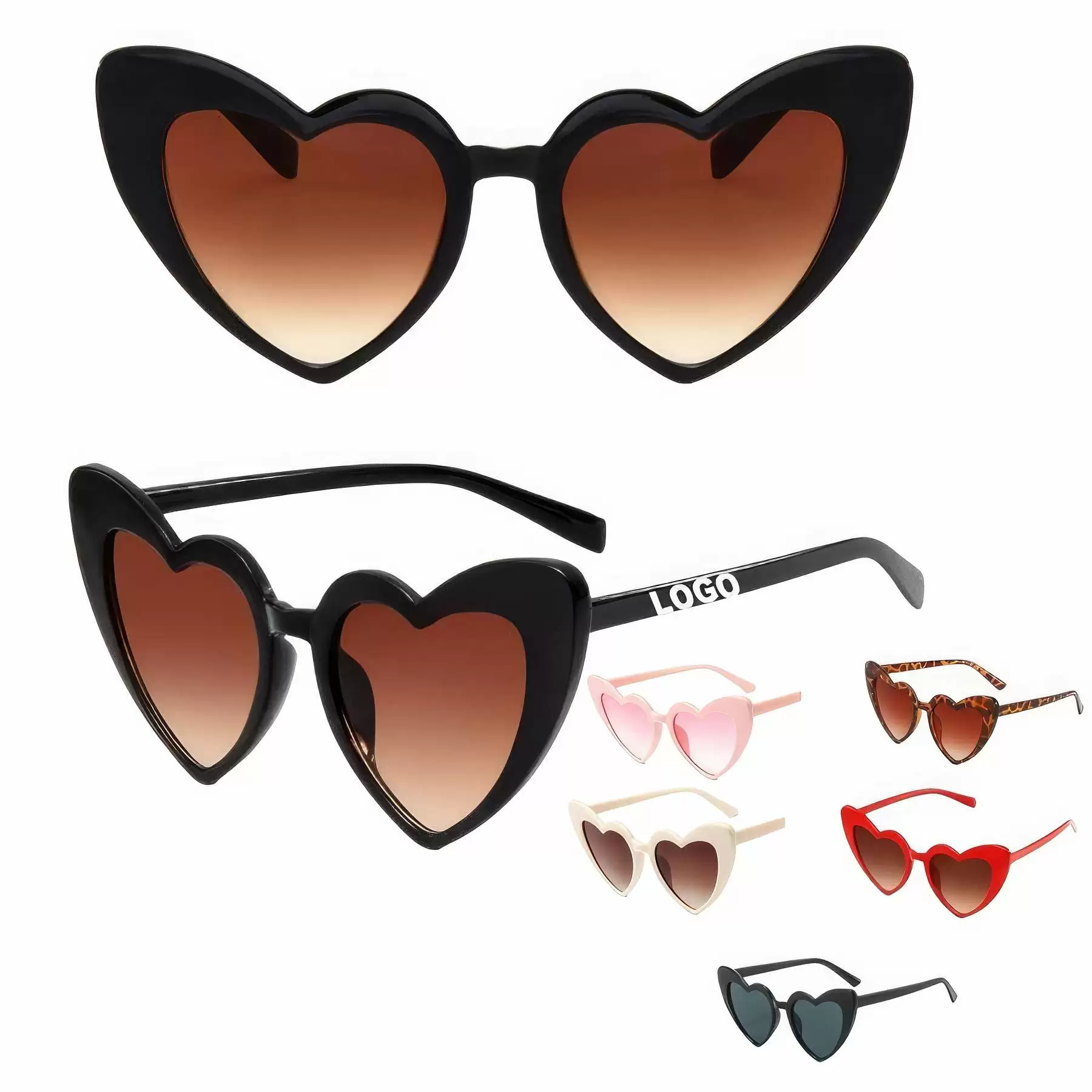 Custom Funny love sunglasses