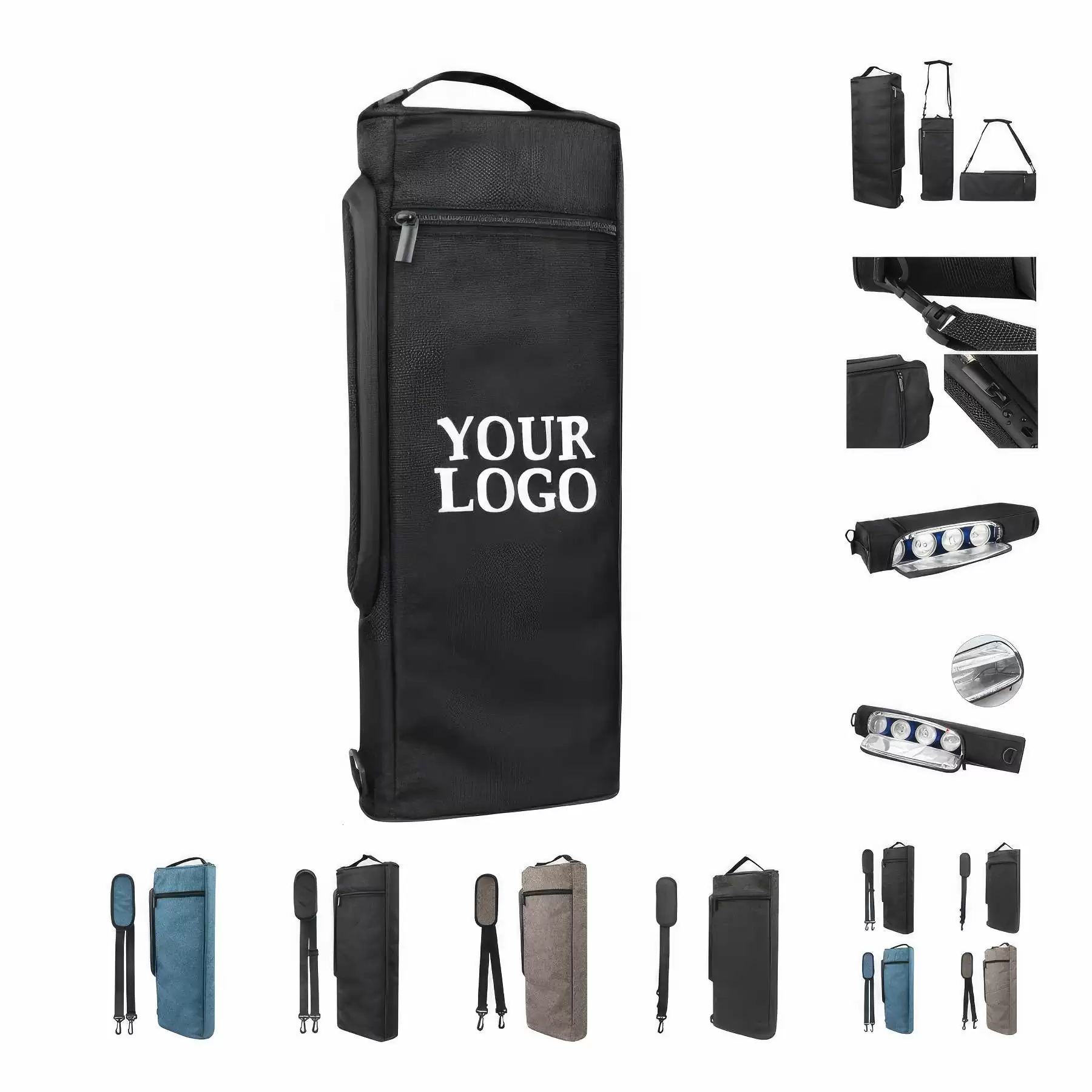 Custom Insulated Cooler Bag For Wine And Beer