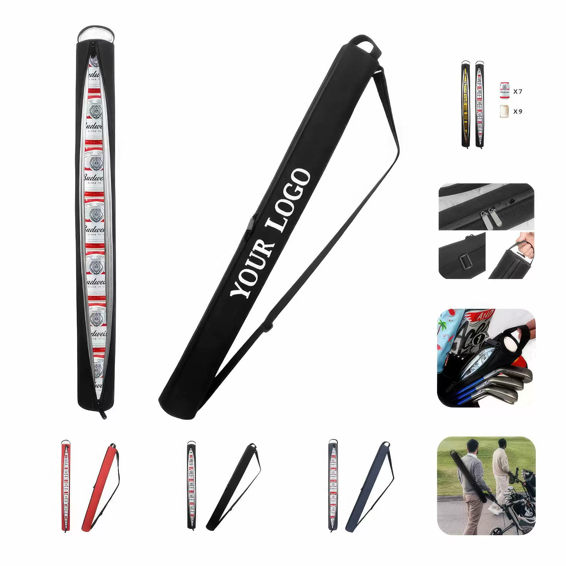 Custom Insulated Cooler Bag For Canned Drinks