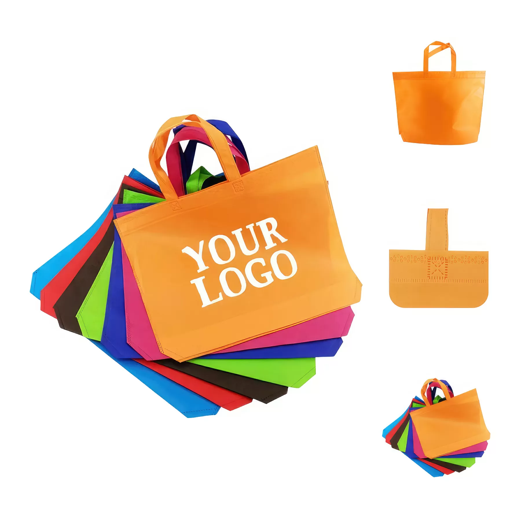 Customizable Non-Woven Tote Shopping Bags