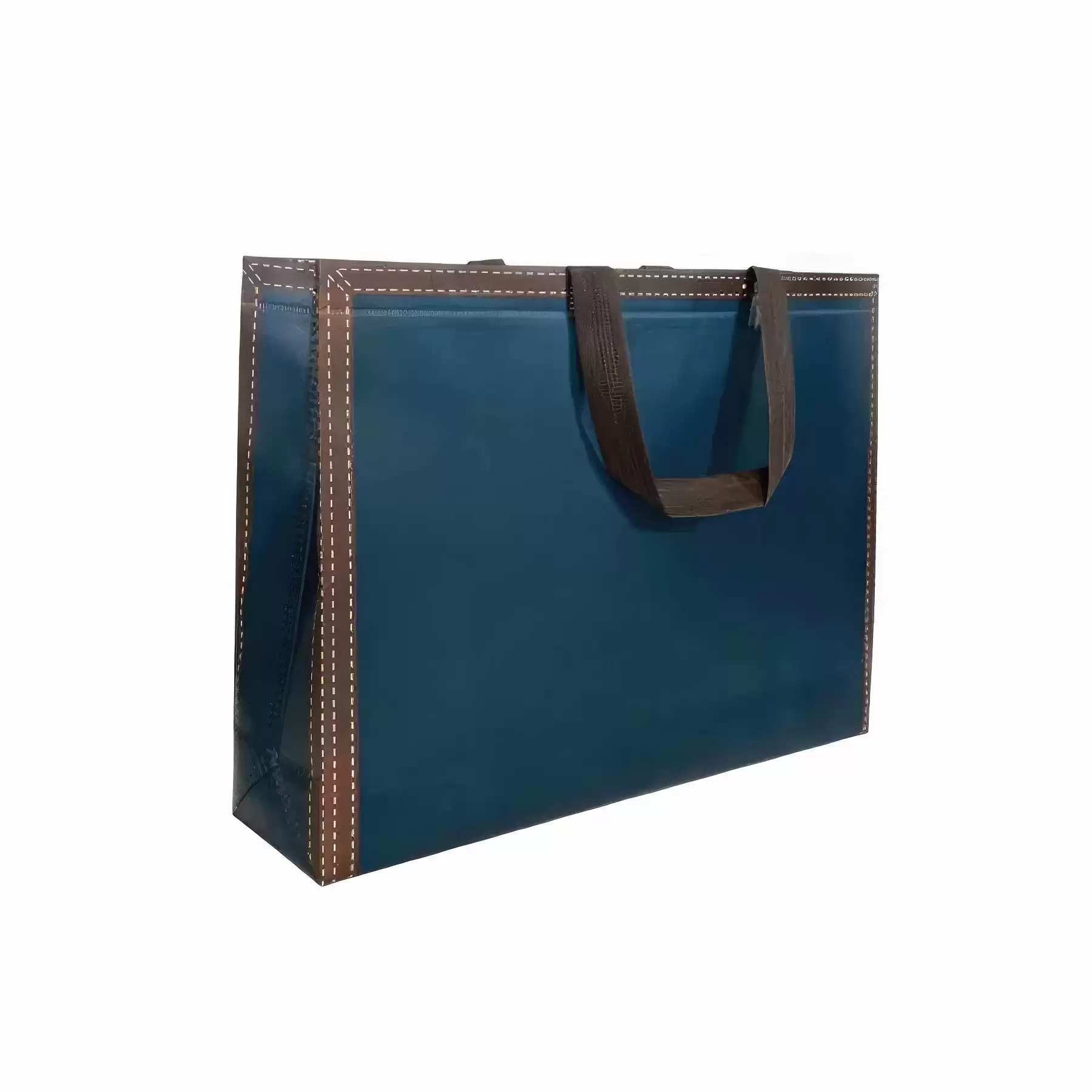 Customizable Coated Non-Woven Tote Shopping Bags - Image 2