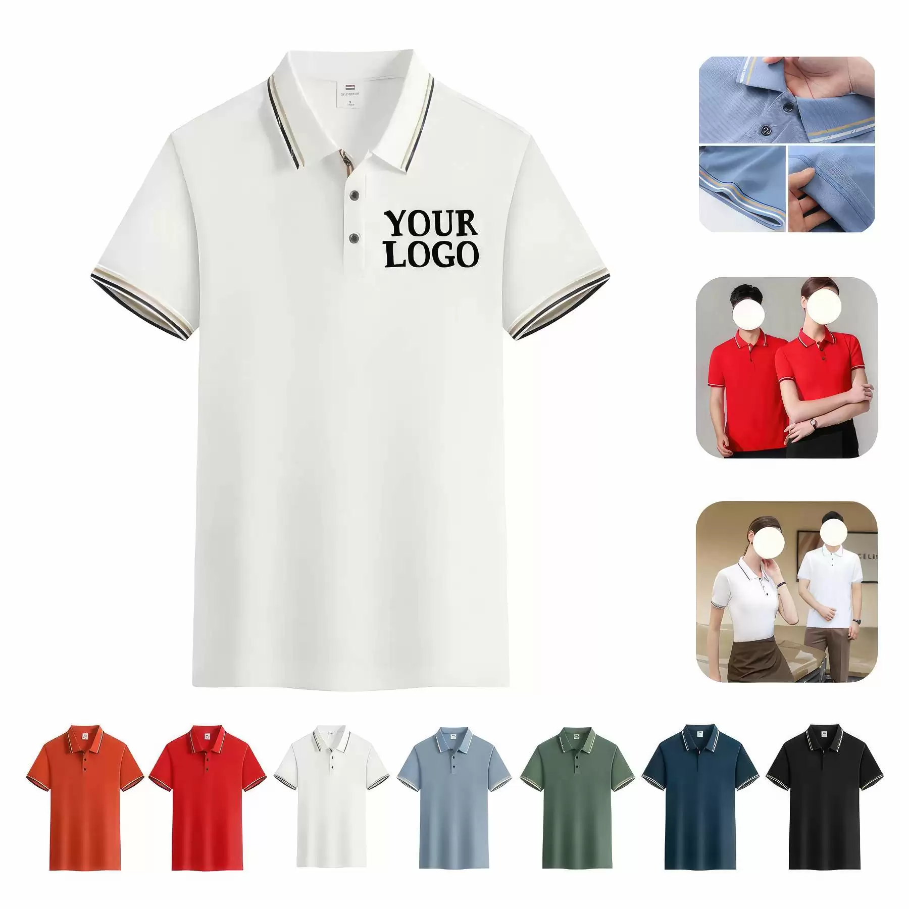 Custom Unisex Polo Shirts