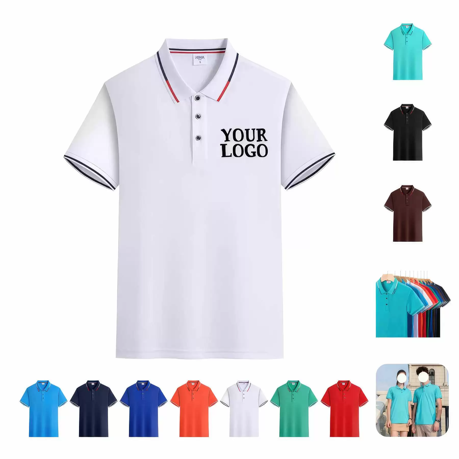 Custom Sweatshirts Unisex Polo