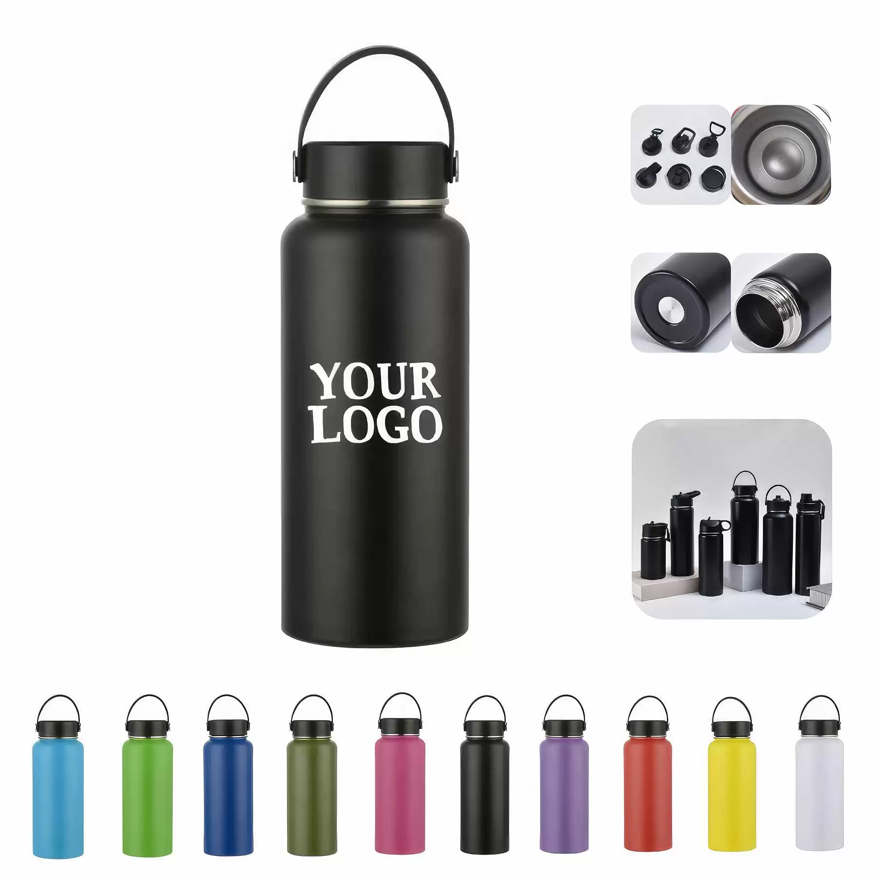 32 oz Stainless Steel Thermal Bottle For Outdoor Sports