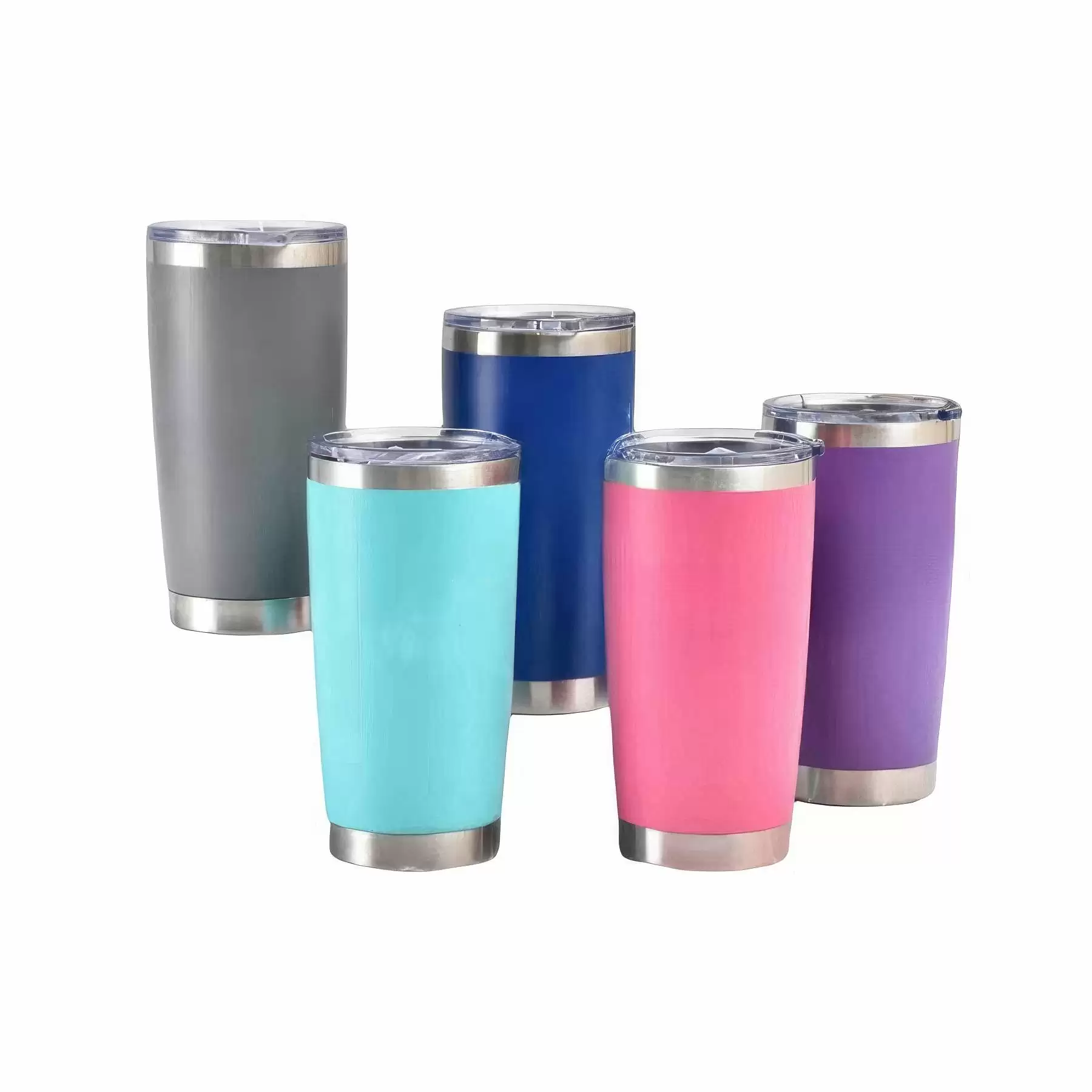 20 oz Double Wall Stainless Steel Thermal Coffee Cups - Image 2