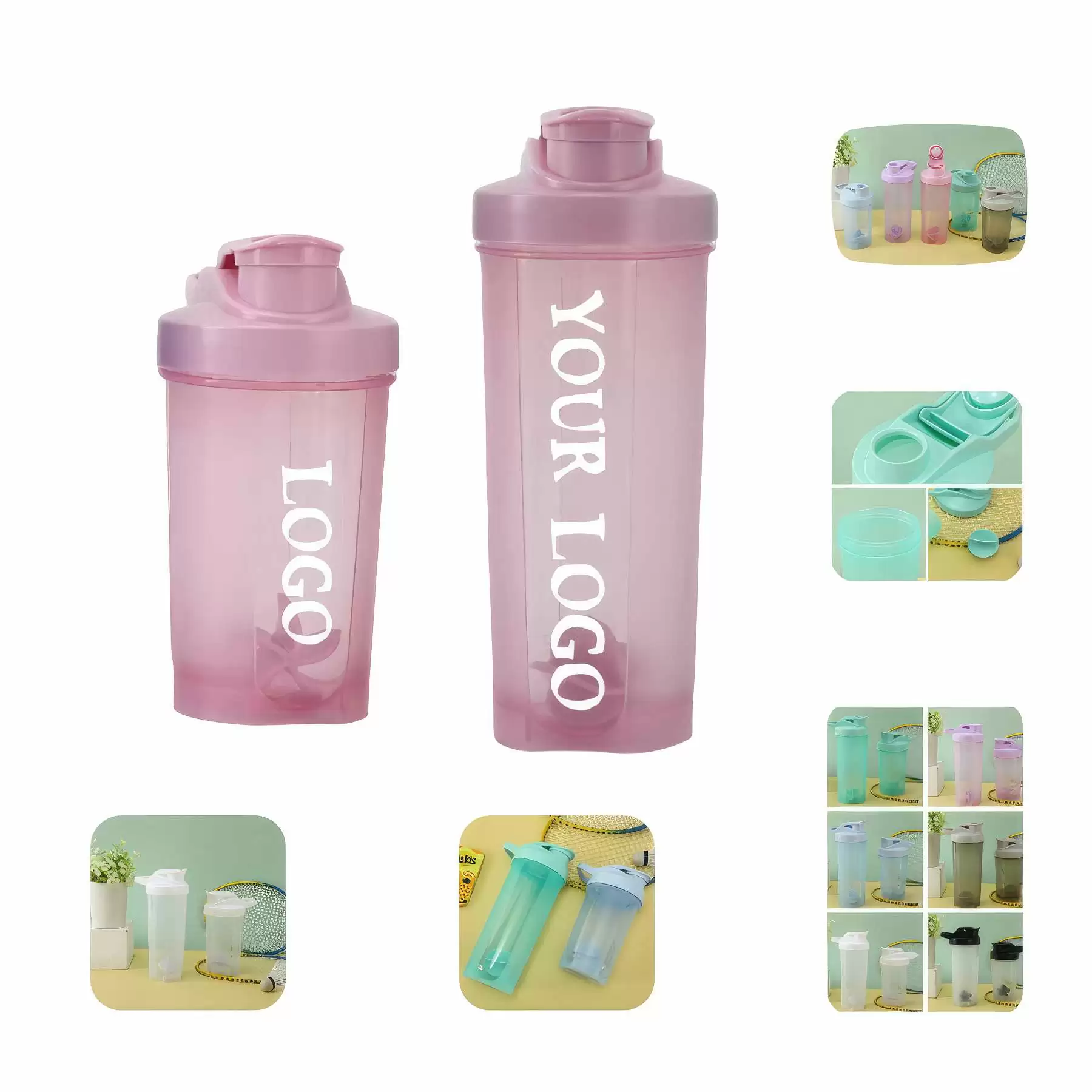 17 oz Mixing Cups Water Bottle Great Summer Gifts