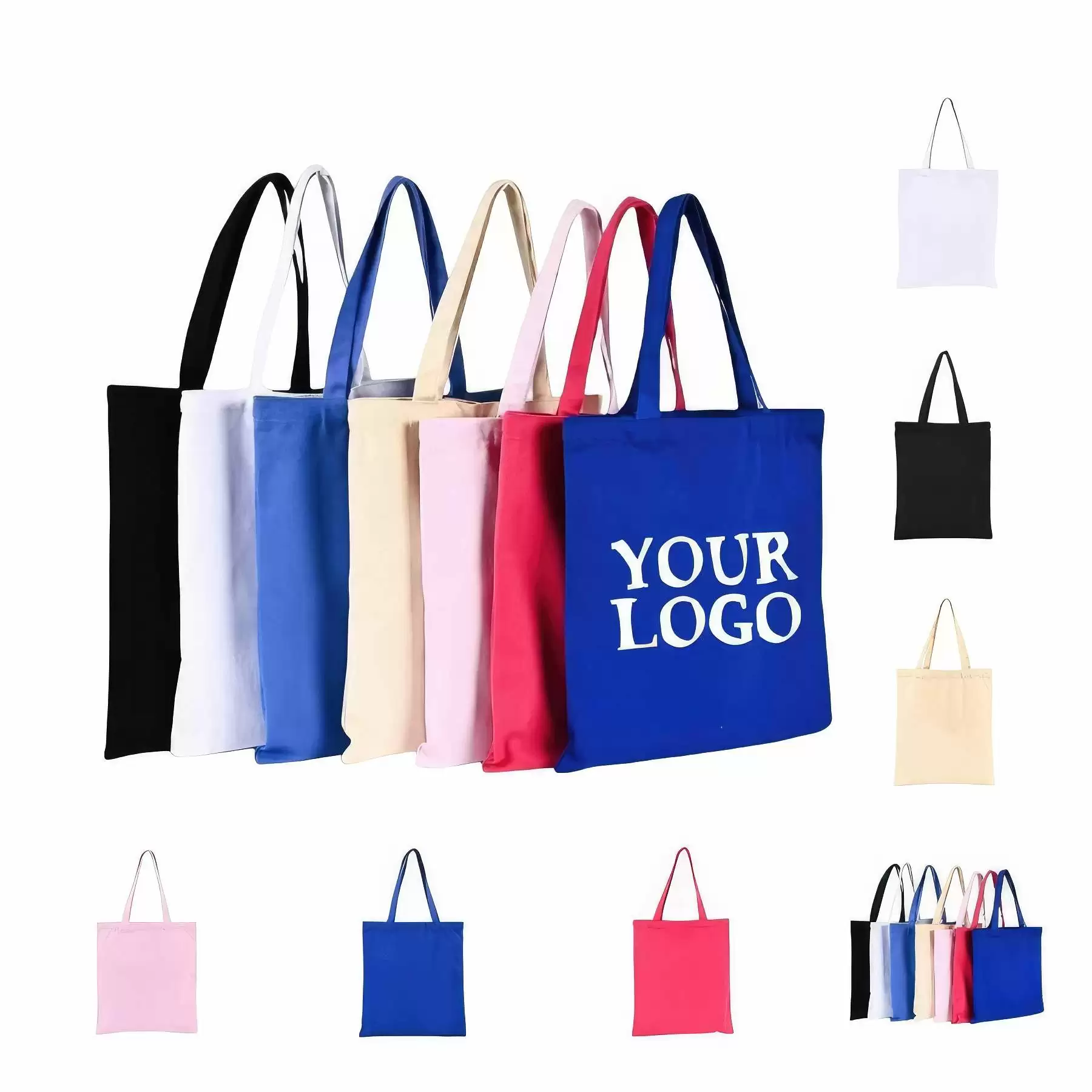 13.7"W x 15.7"H Canvas Tote Bag Great Promotion Gifts