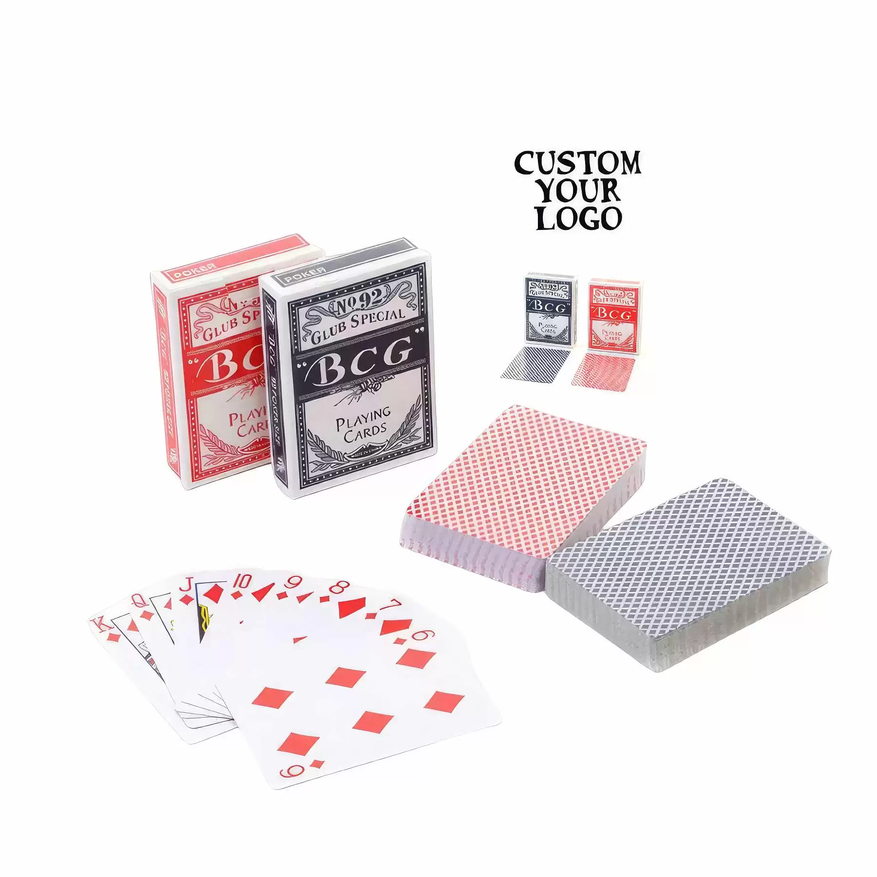Customizable Paper Poker Playing Cards