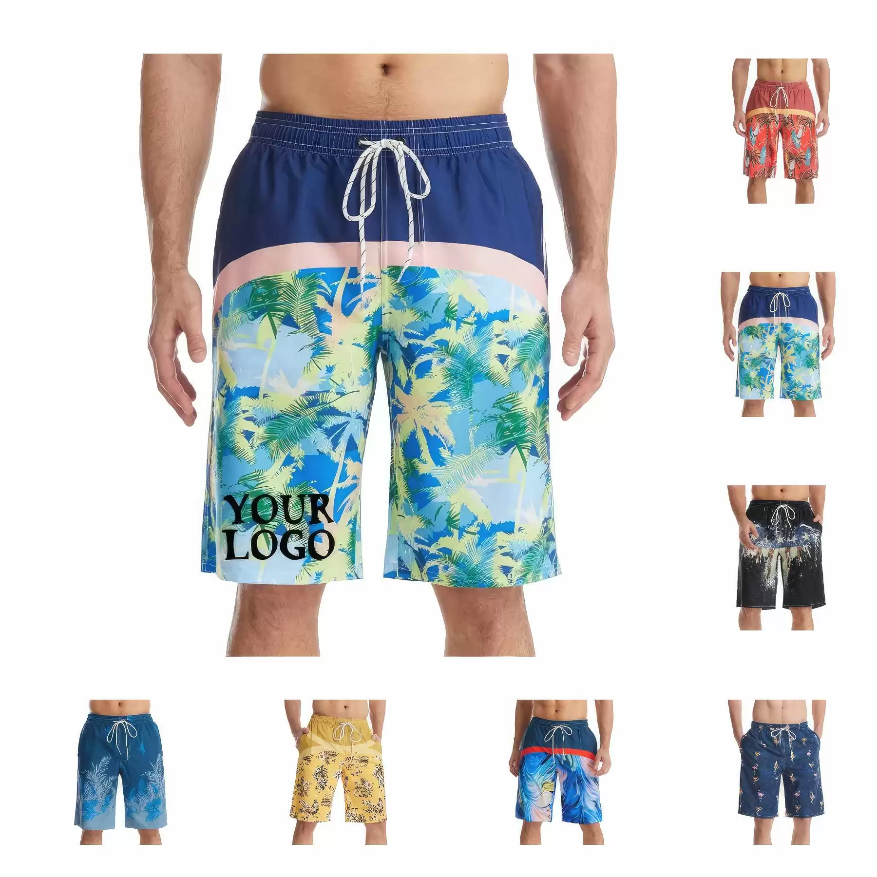 Men's Swim Trunks Beach Shorts
