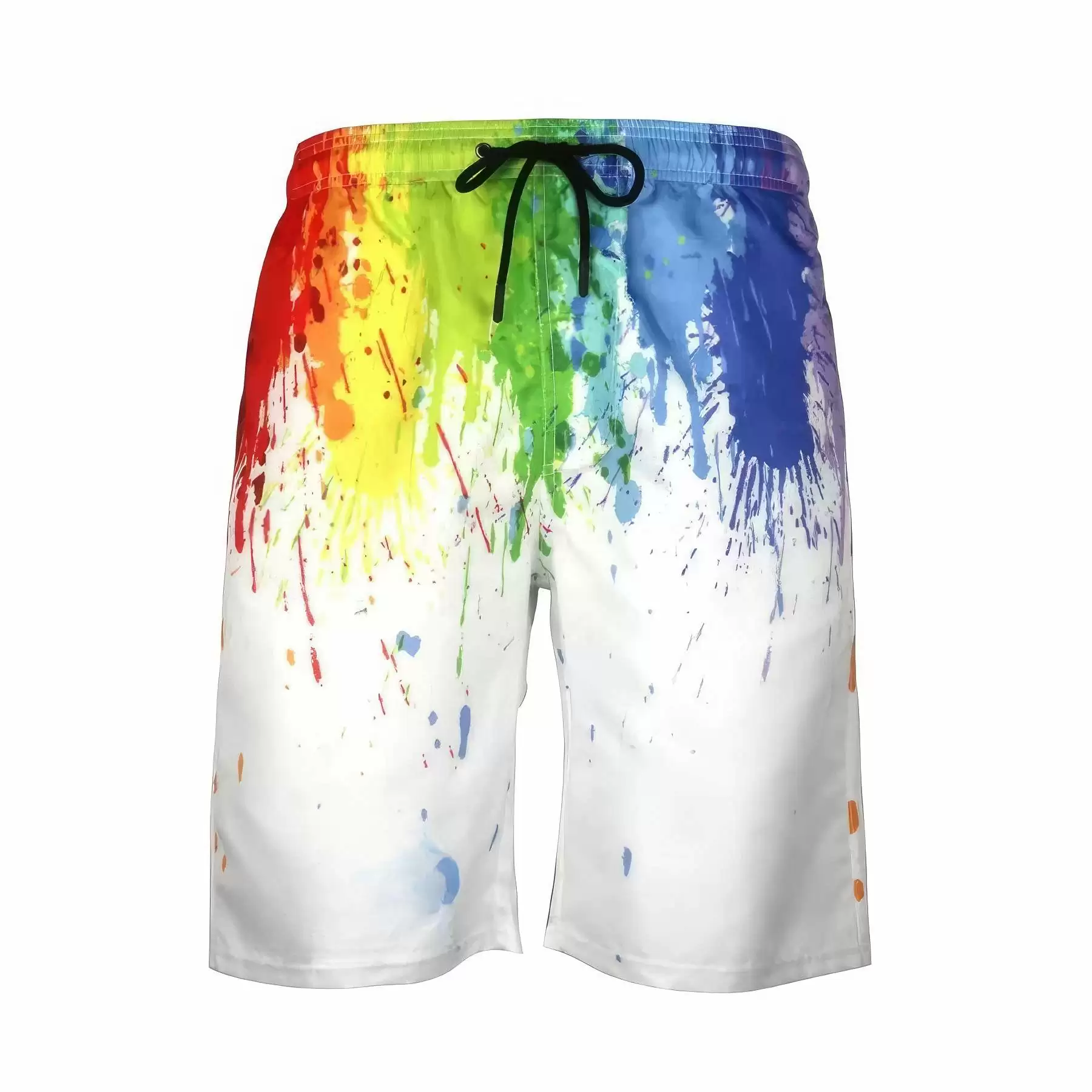 Custom Men's Swim Trunks Beach Shorts - Image 2