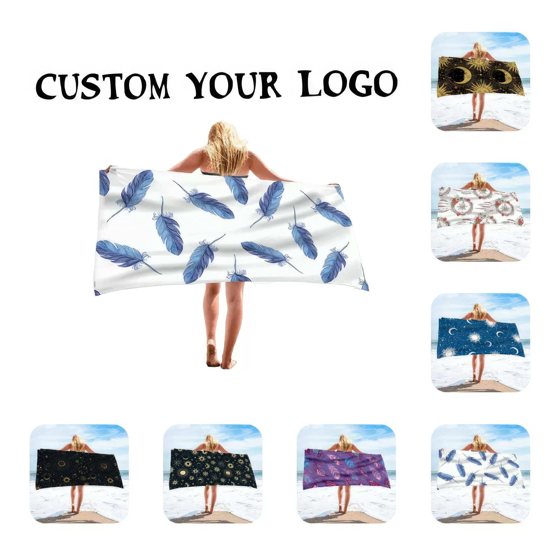 Lightweight Beach Blanket Towel For Swimming Sports