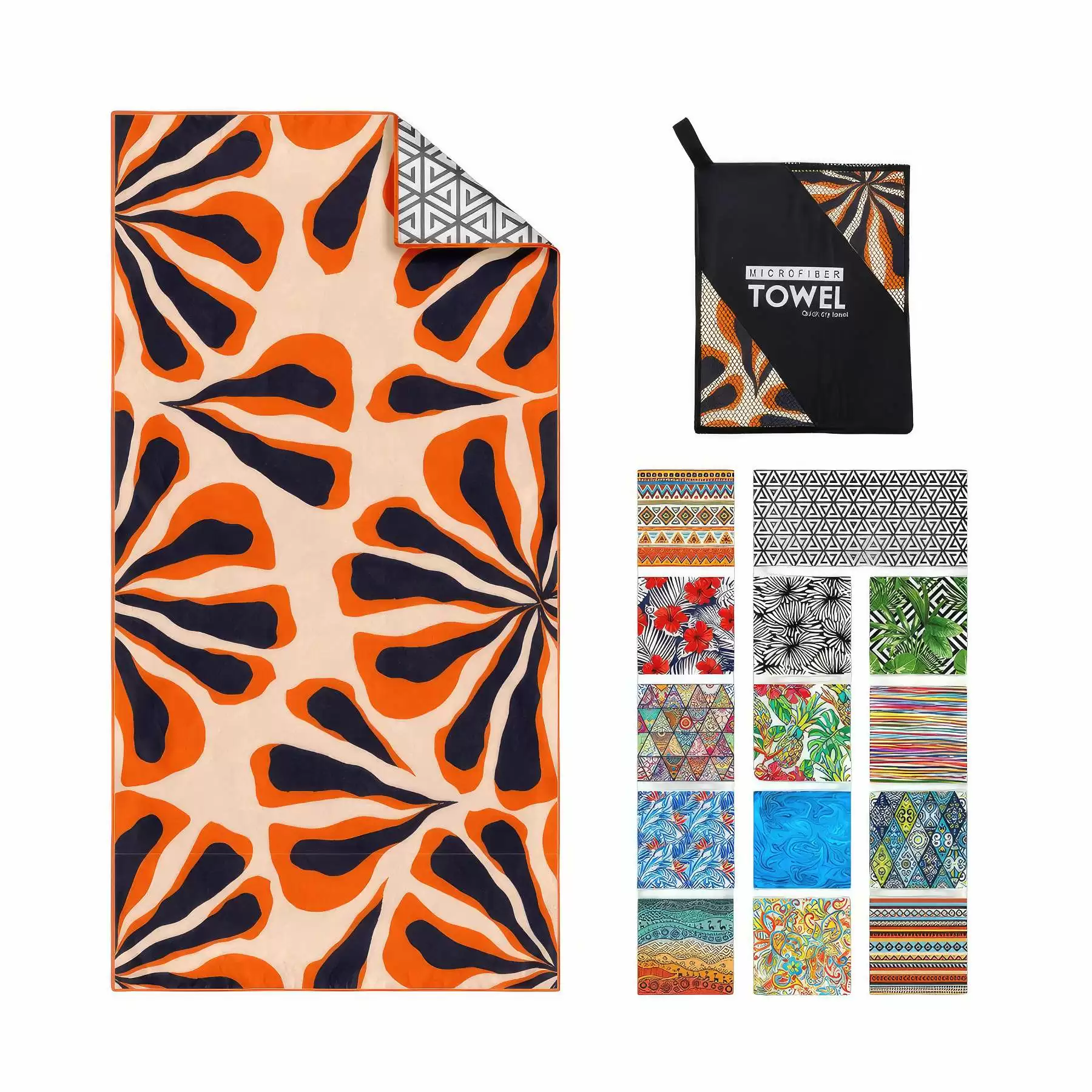 Quick Dry Microfiber Beach Blanket Lightweight Towel - Image 2