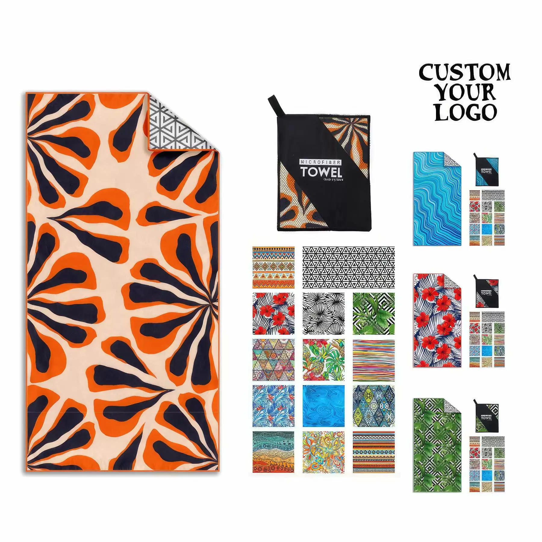 Quick Dry Microfiber Beach Blanket Lightweight Towel