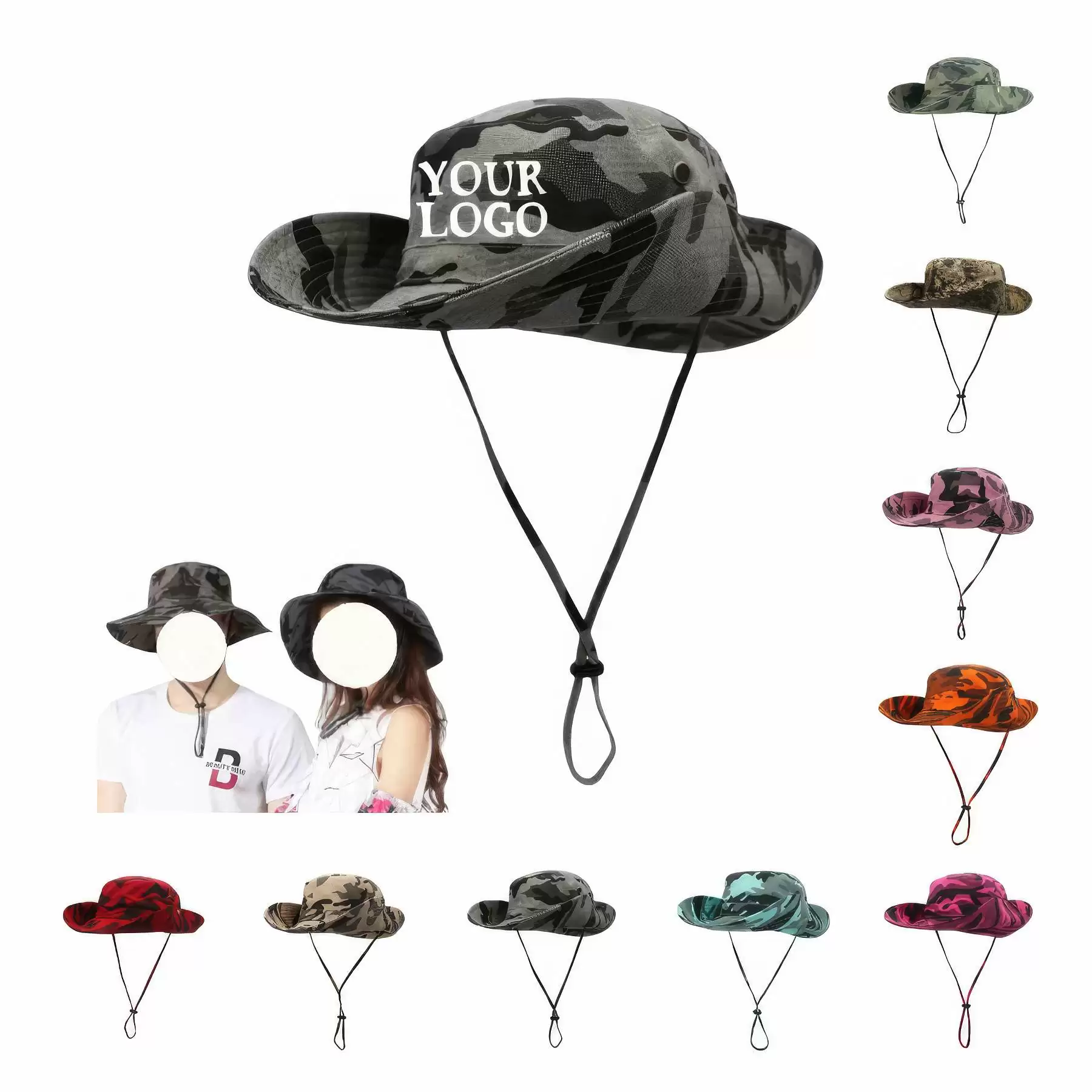 Unisex Bucket Cap Outdoor Sunbonnet