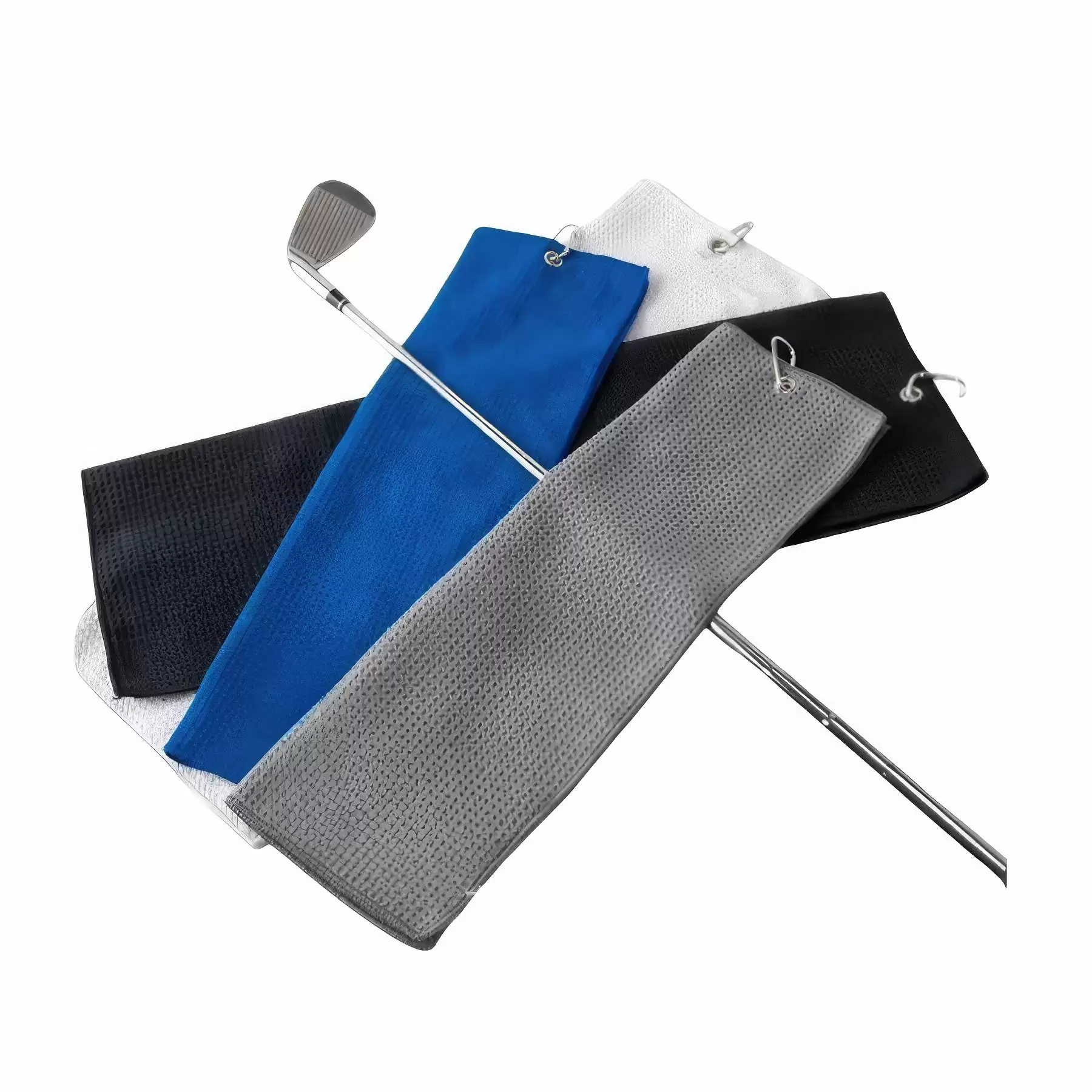 Microfiber Waffle Pattern Golf Towel 16" x 24" - Image 2