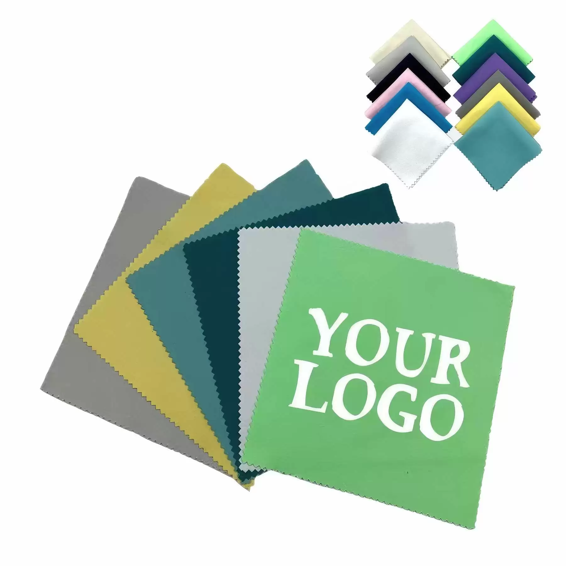 Custom 6" x 6" Microfiber Glasses Cloth Washable And Durable