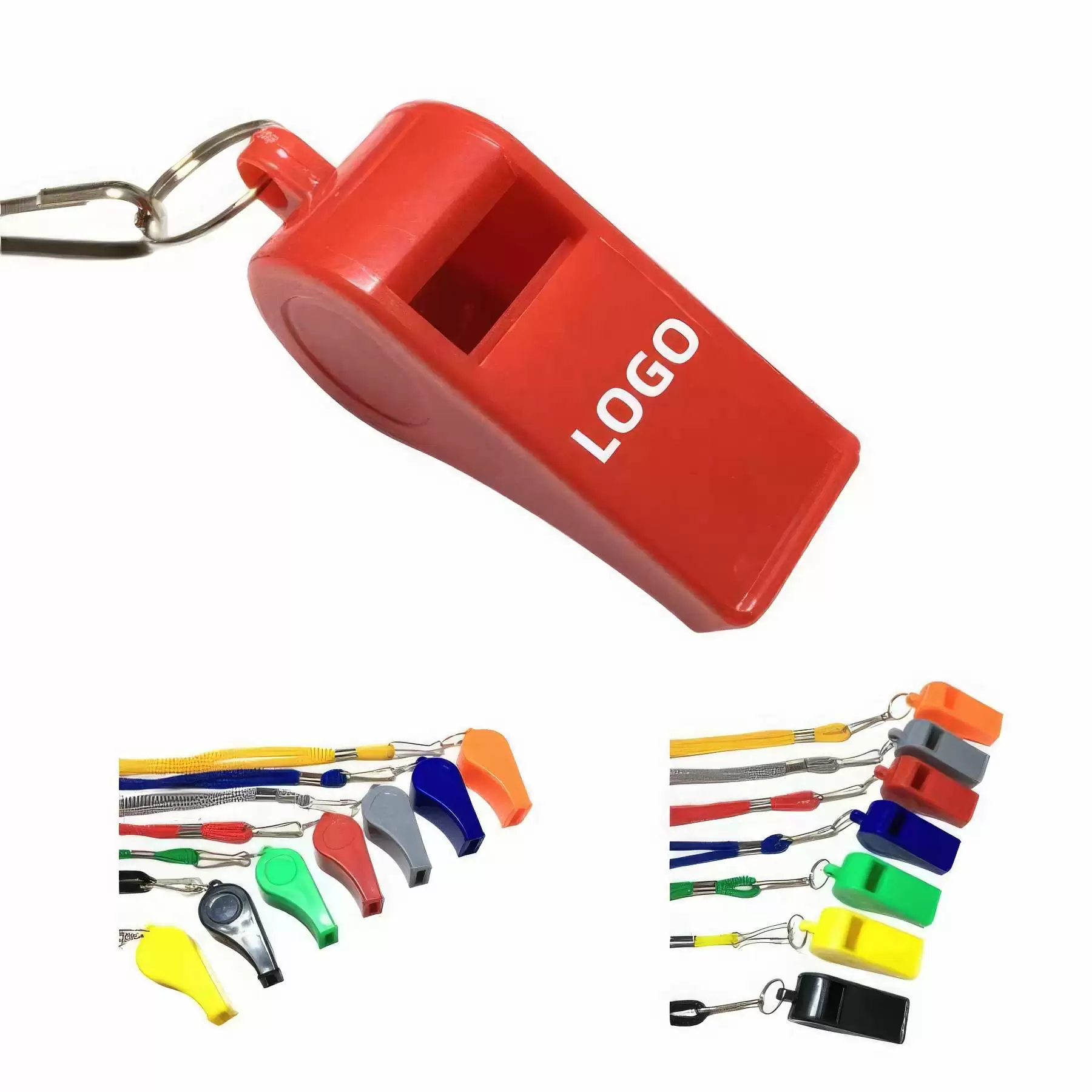 Custom Sports Whistles With Lanyard