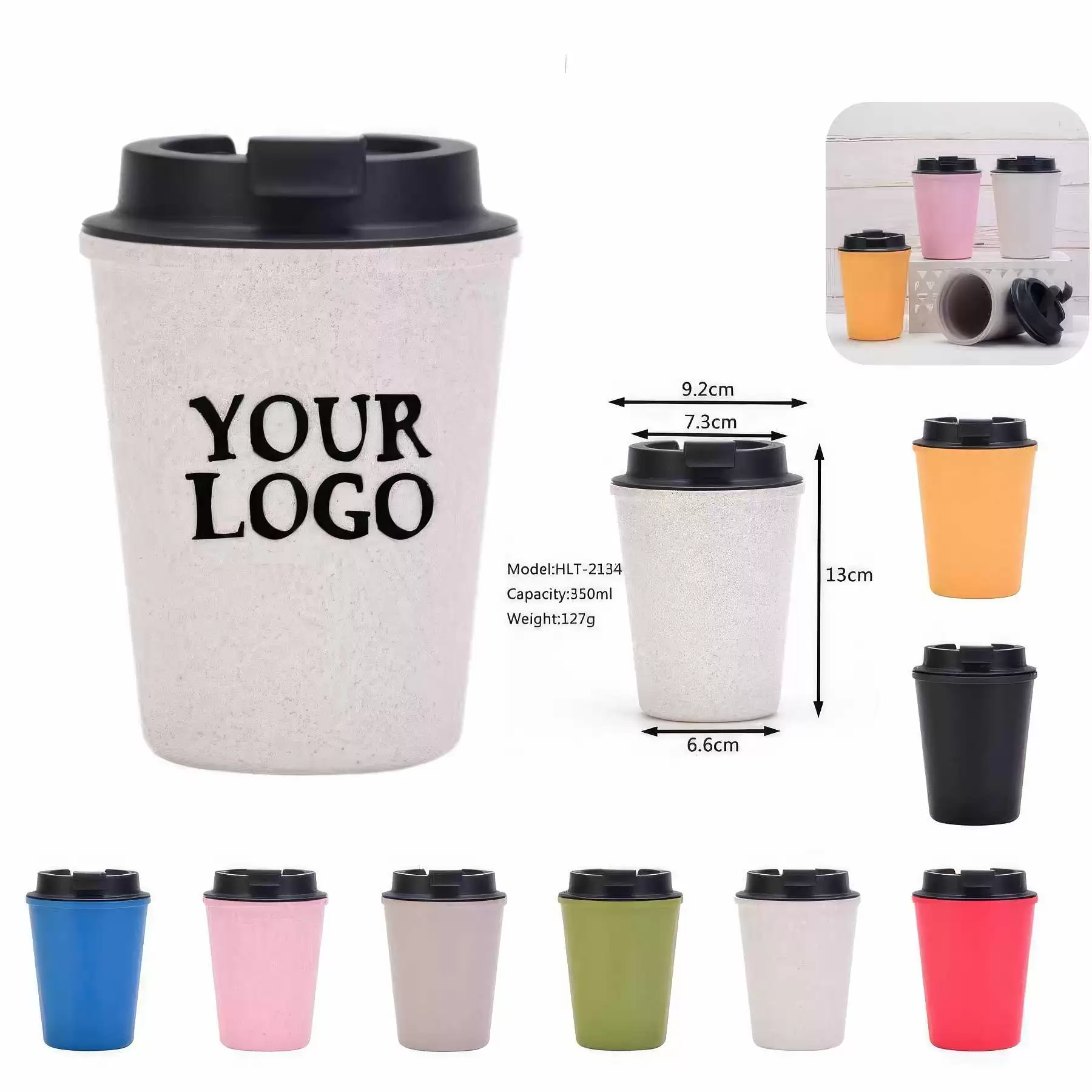 12oz Wheat Straw Coffee Mug