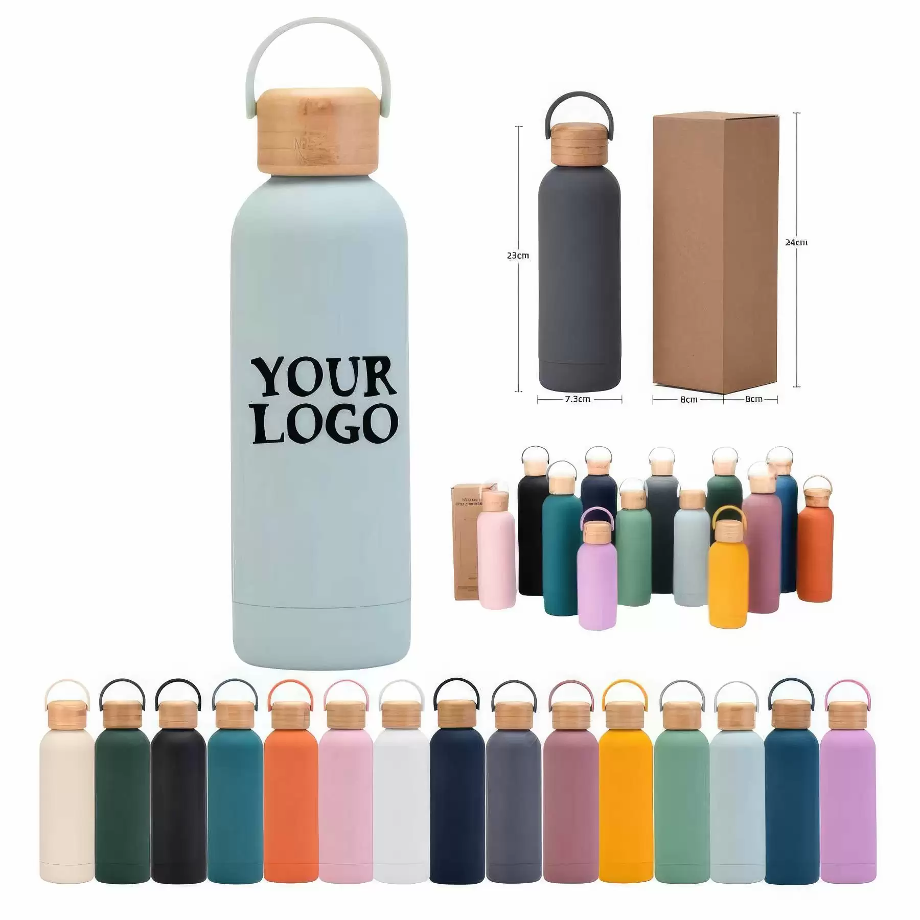 17 oz Stainless Steel Water Bottles Great Summer Gifts