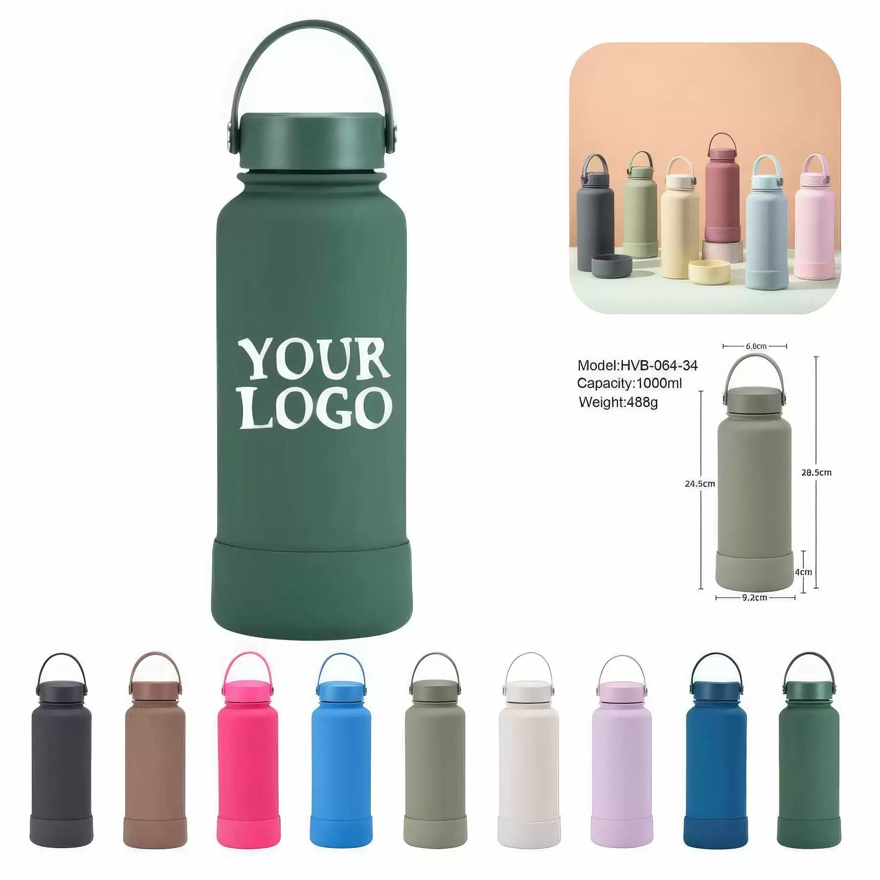 34 oz Stainless Steel Venti Cups Water Bottles